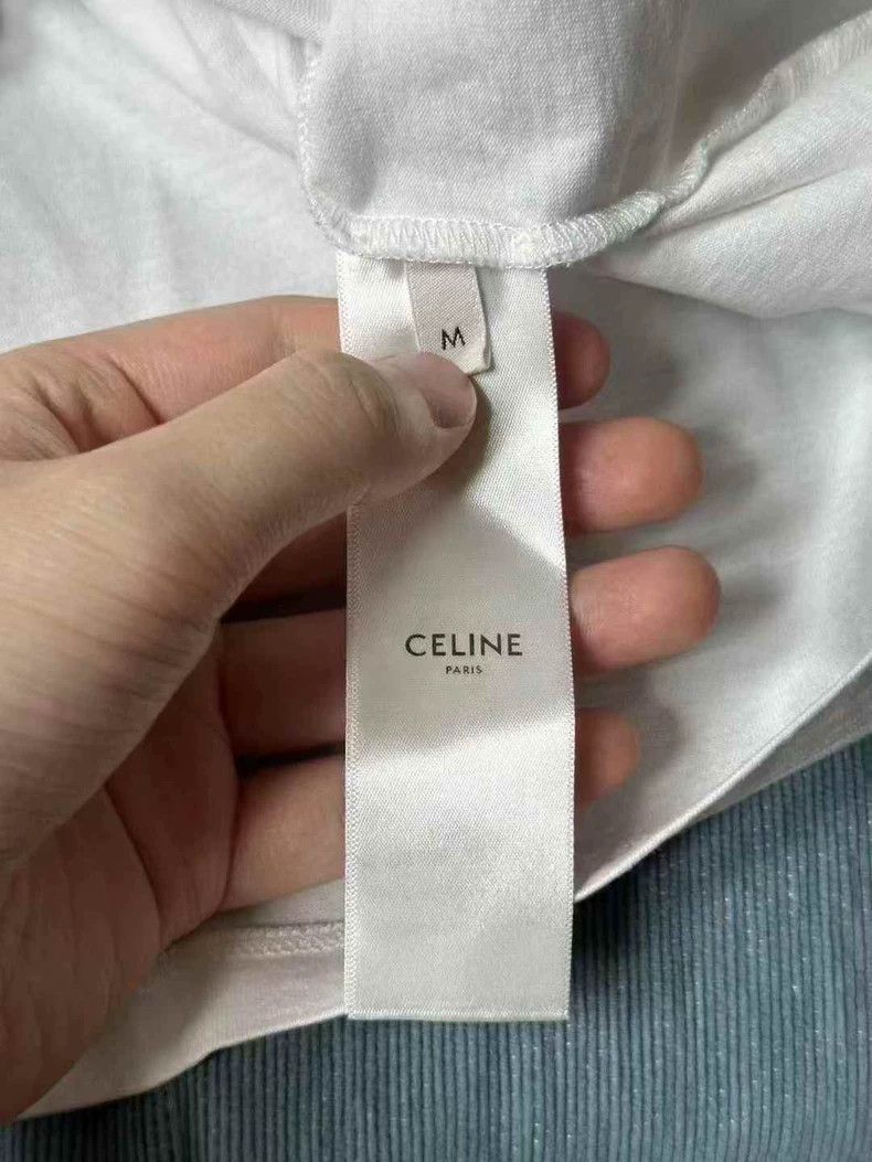 Celine Celine White and Red Short Sleeve Shirt Size US M / EU 48-50 / 2 - 3 Thumbnail