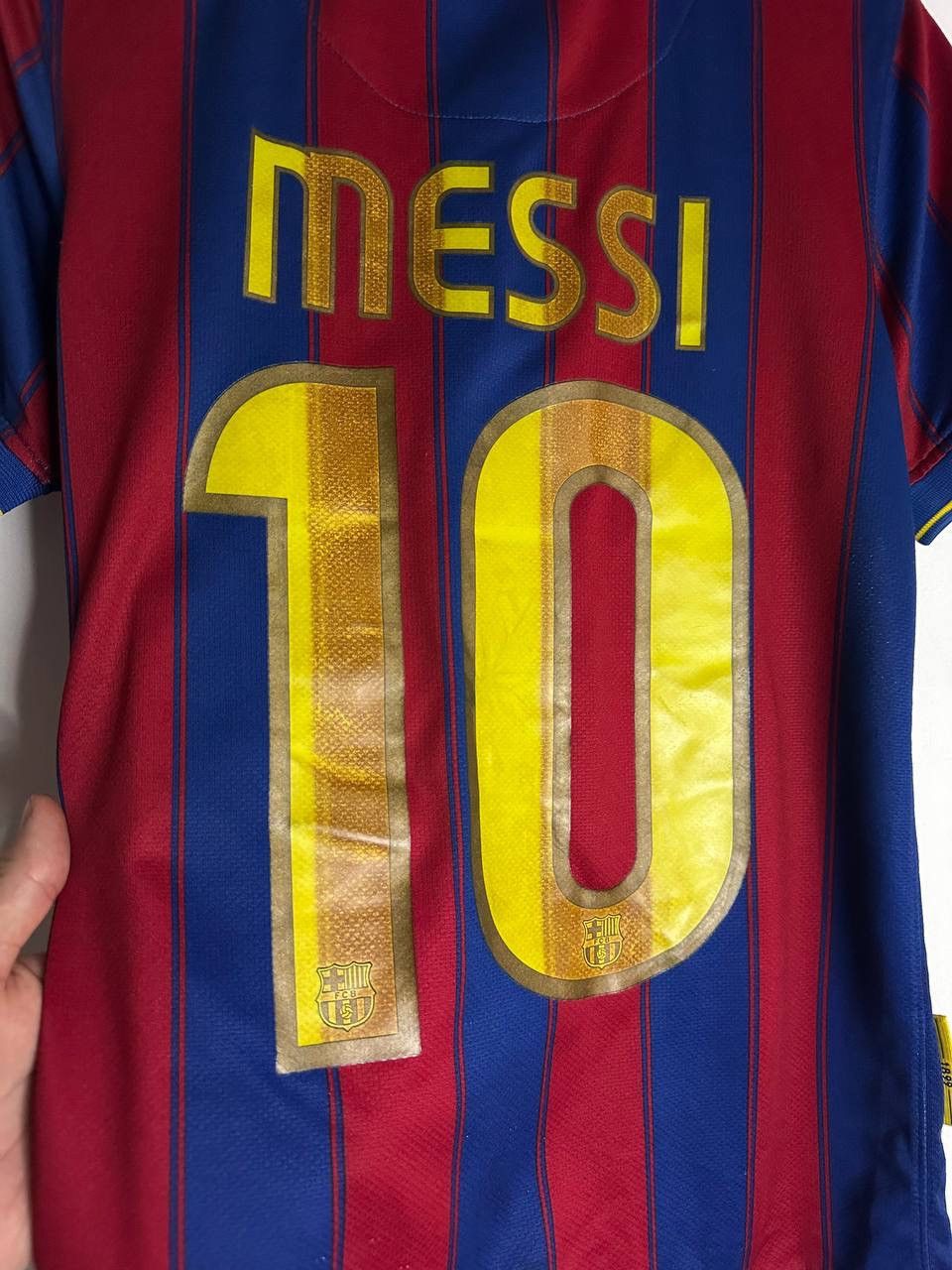 Nike Nike FC Barcelona Home Kids Soccer Jersey 2010-11 Messi #10 Size US XXS / EU 40 - 6 Thumbnail