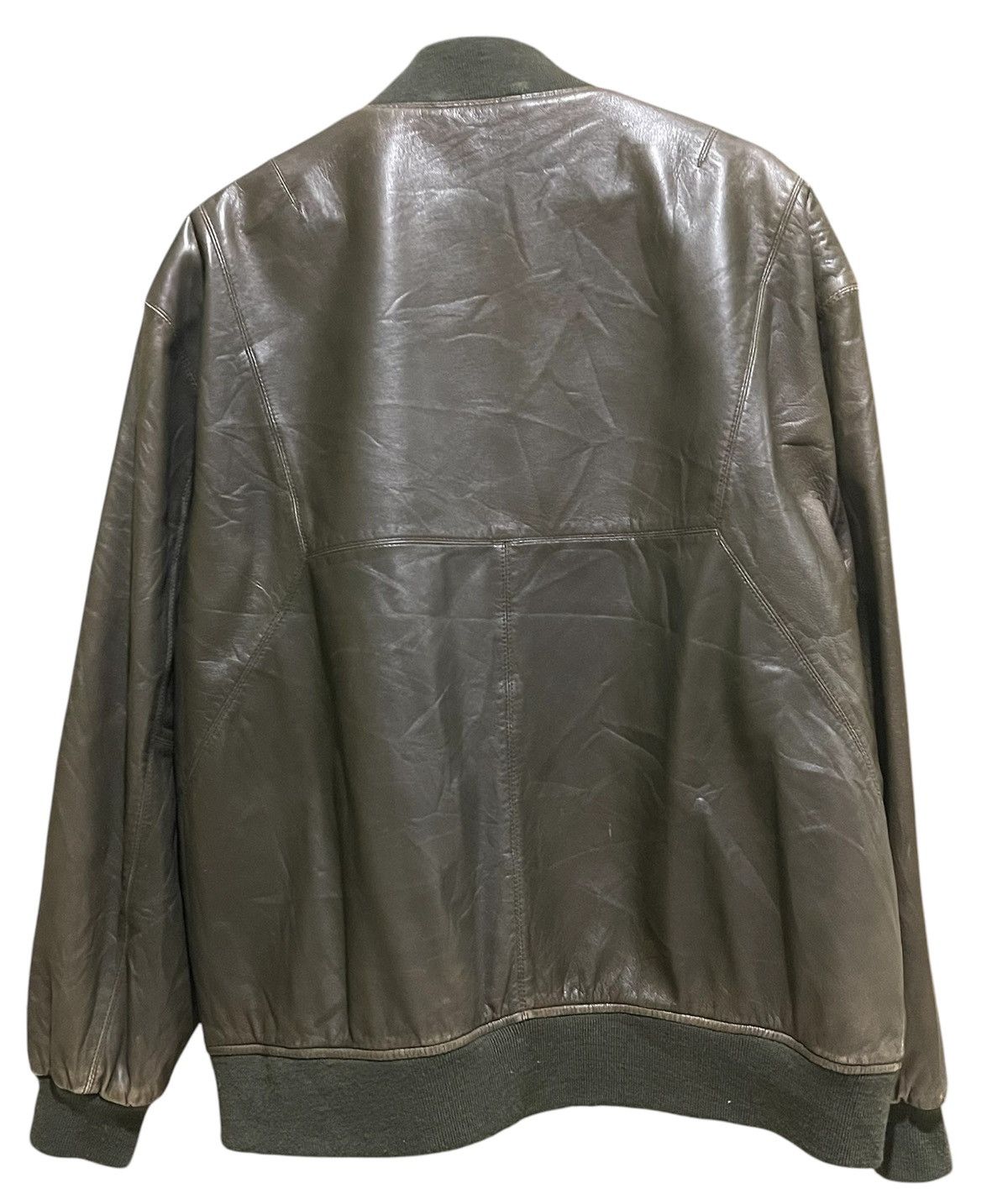 Designer LEATHER BOMBA JACKET Size US XL / EU 56 / 4 - 2 Thumbnail