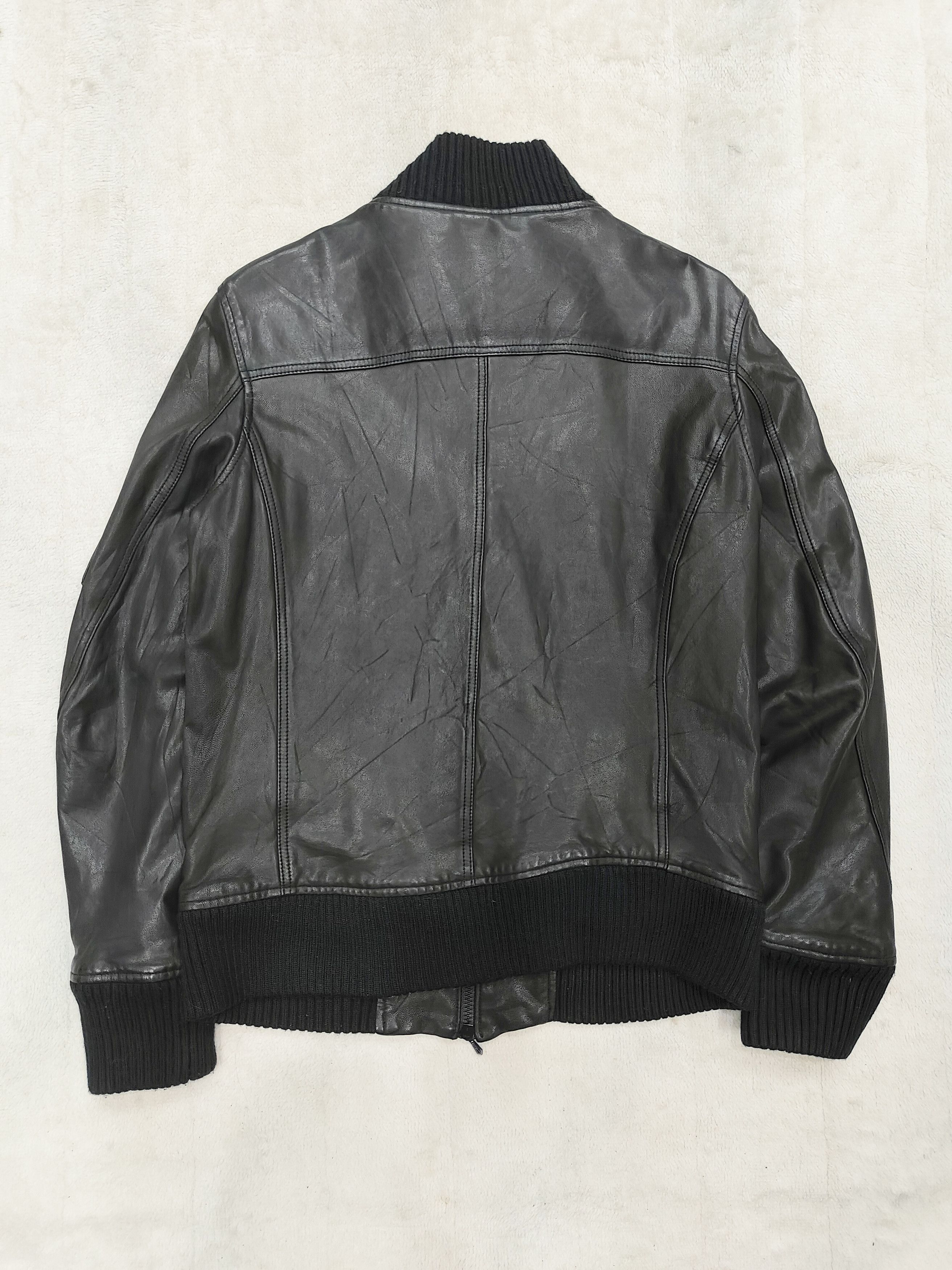 Japanese Brand LAT 40.8- Minimal Italian Cut Lambskin Slim Leather Jacket Size US M / EU 48-50 / 2 - 6 Thumbnail