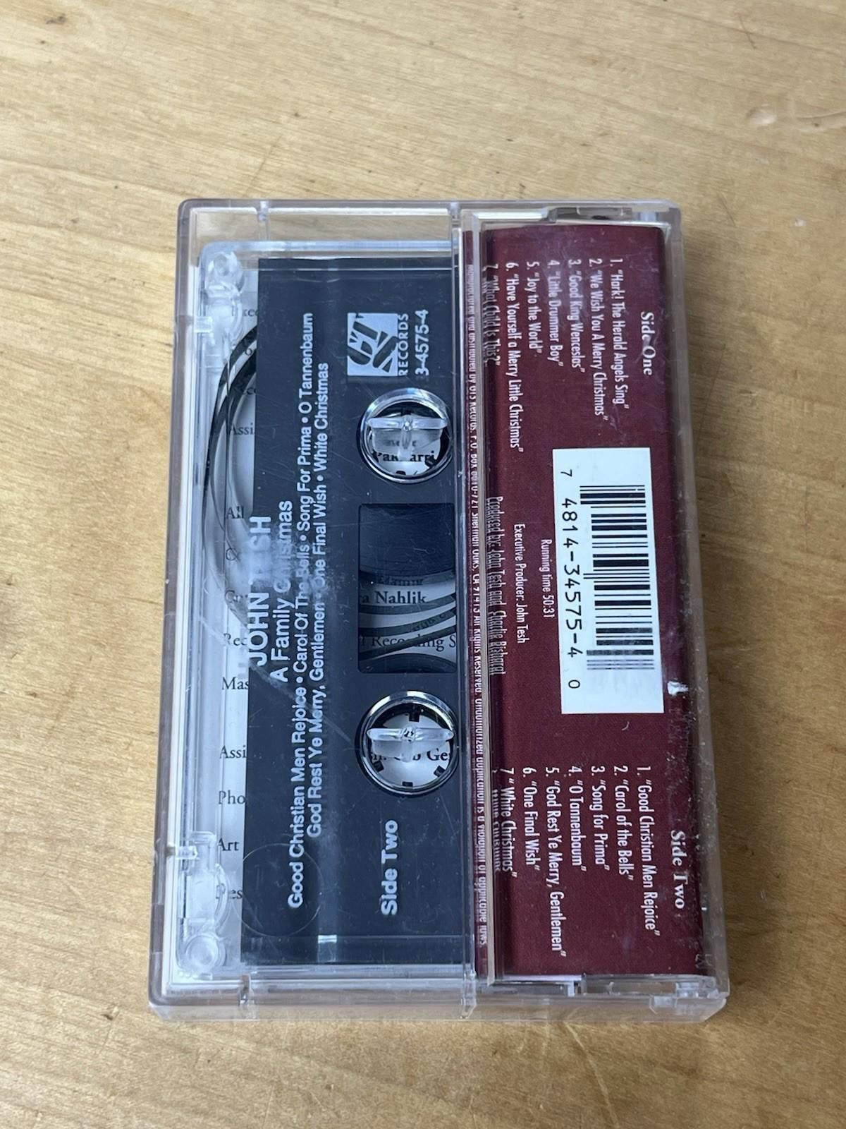 Other A Family Christmas John Tesh (Cassette Tape, 1994) Size ONE SIZE - 5 Thumbnail