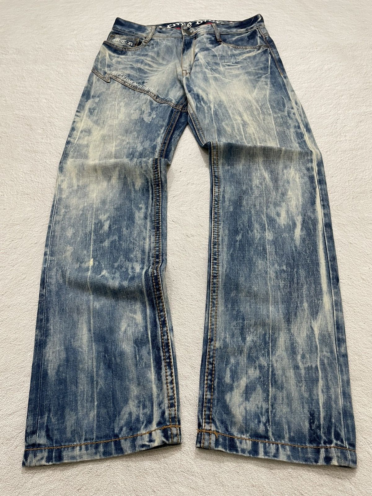 Hysteric Glamour 2000s MCD Acid Wash Vintage Embroidered Y2K Size US 32 / EU 48 - 1 Thumbnail