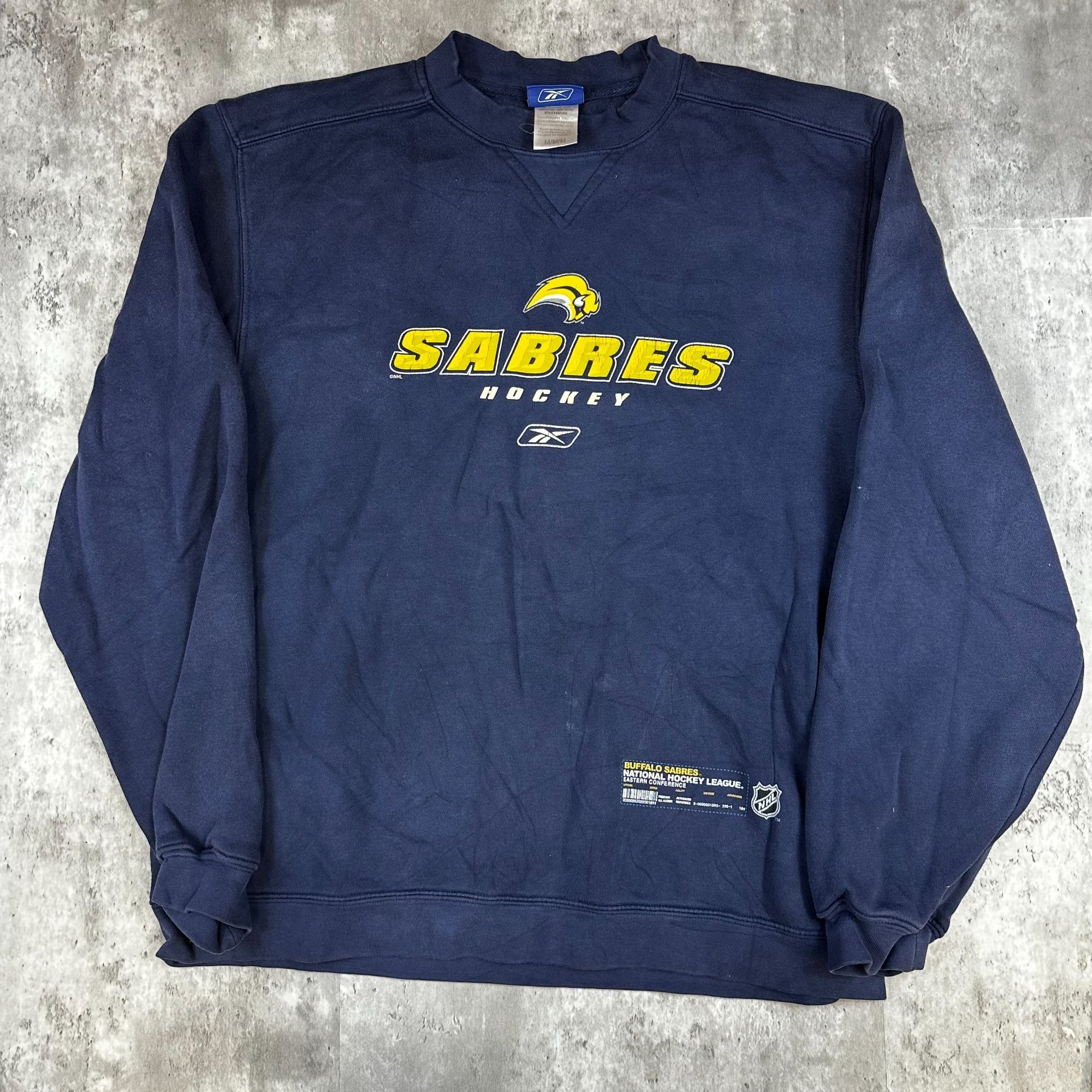 Reebok Reebok Sabres Hockey Crewneck Sweatshirt Navy Blue M Size US M / EU 48-50 / 2 - 1 Thumbnail
