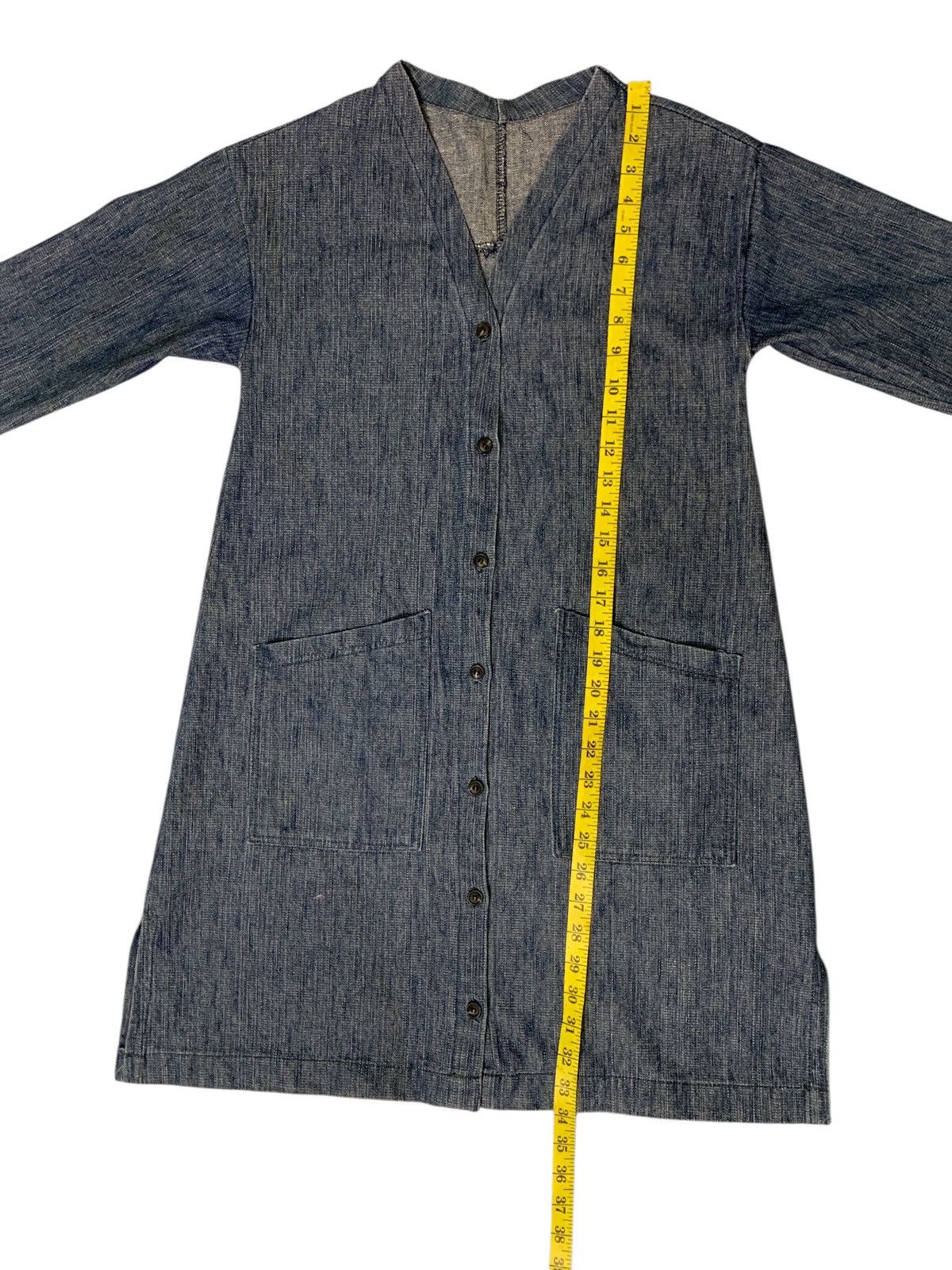 Other Rare Design Vintage Soft Denim Button Up Cardigans Size M / US 6-8 / IT 42-44 - 7 Thumbnail