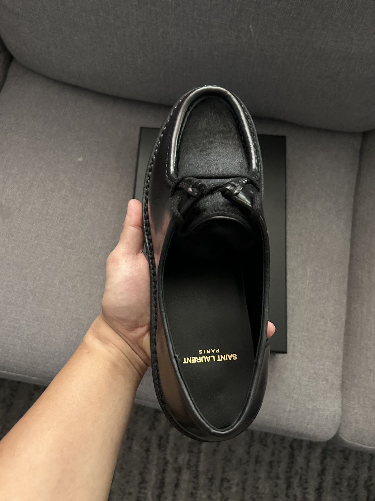 Saint Laurent Paris Saint Laurent Ponyhair lth Derbys blk 41 Size US 8 / EU 41 - 12 Thumbnail