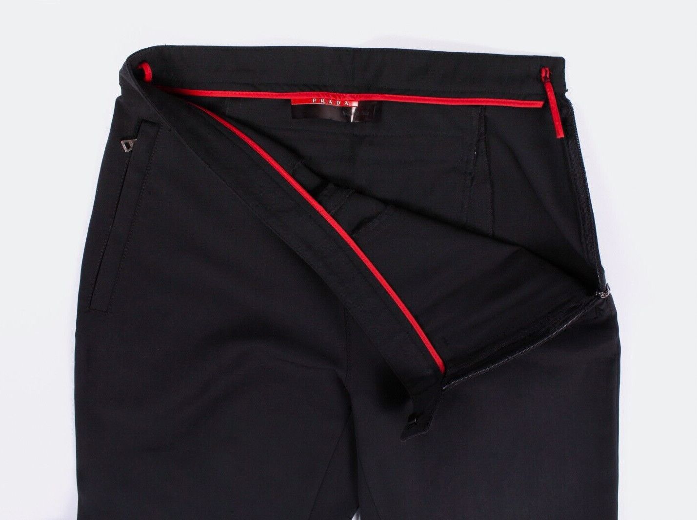 Prada Prada Nylon Red Tab Zipper Pants Size 26" / US 2 / IT 38 - 9 Thumbnail