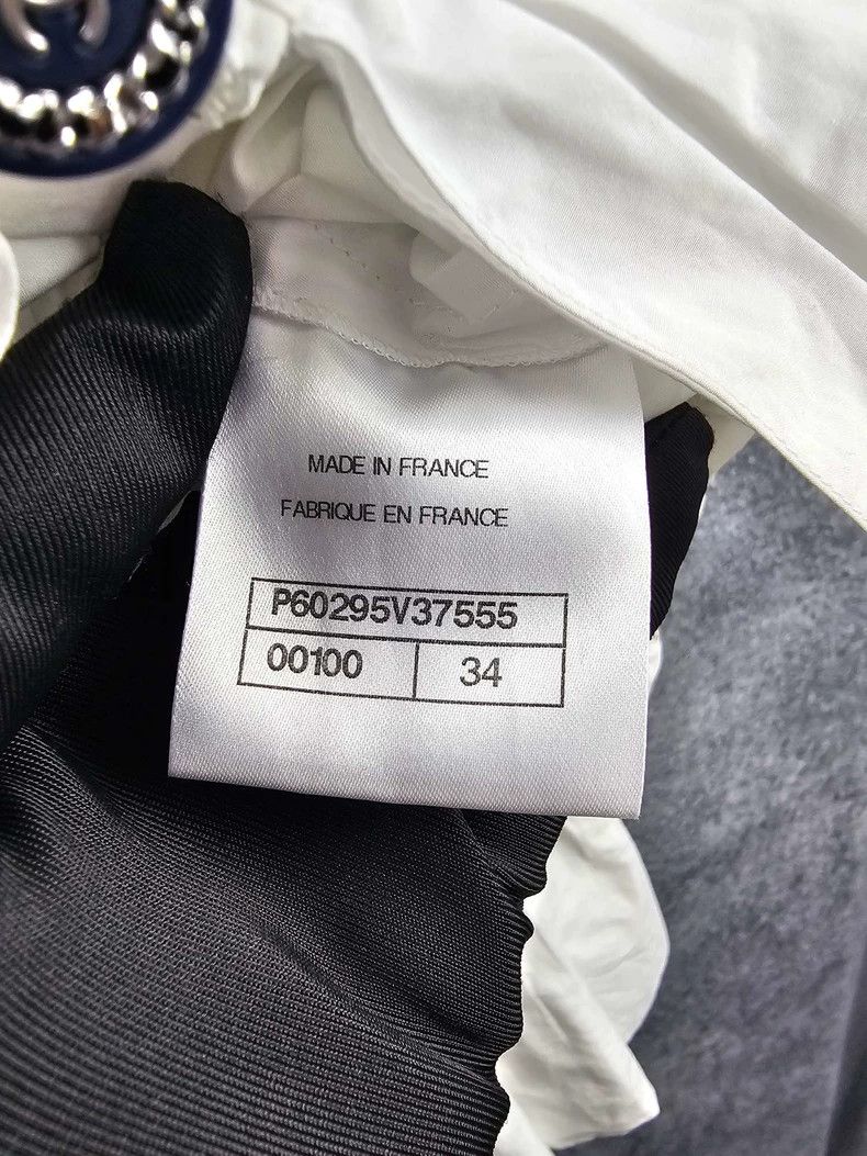 Chanel Chanel Waist-tight shirt Size XXS / US 00 / IT 34 - 9 Thumbnail