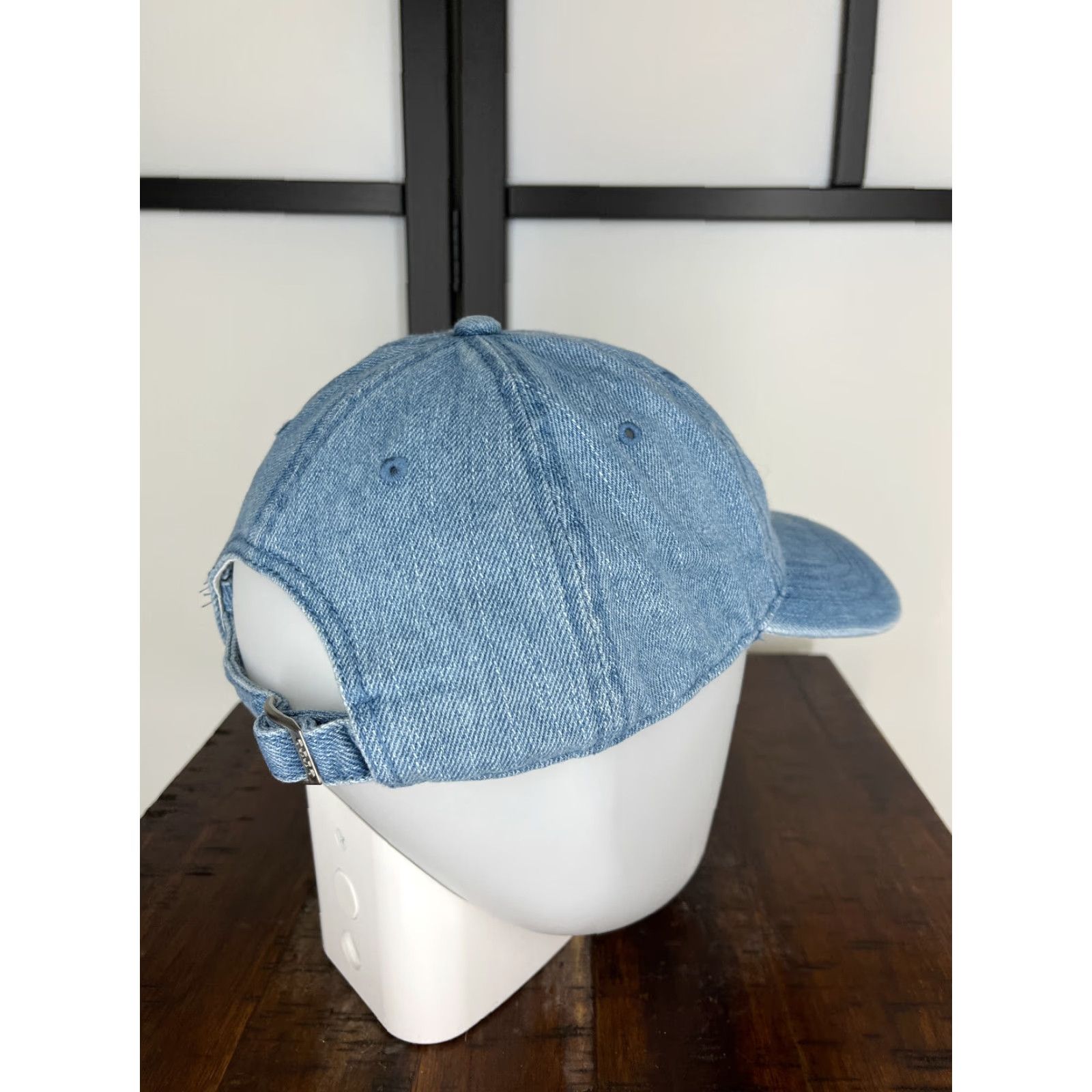 Vintage Otto Hat Cap Baseball Cap Adjustable One Size Blue Denim Look 100% Cotton Adults Men RFD-TV News Theme Outdoor TV Baseball Mens Size ONE SIZE - 7 Thumbnail