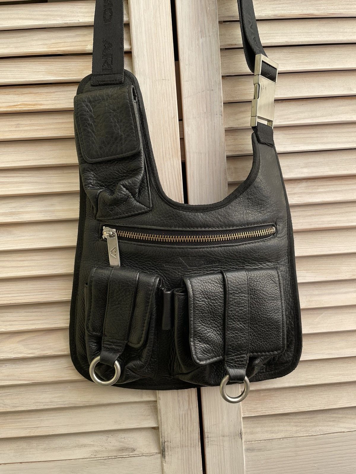 Giorgio Armani Vintage Archive Giorgio Armani leather crossbody bag Size ONE SIZE - 4 Thumbnail