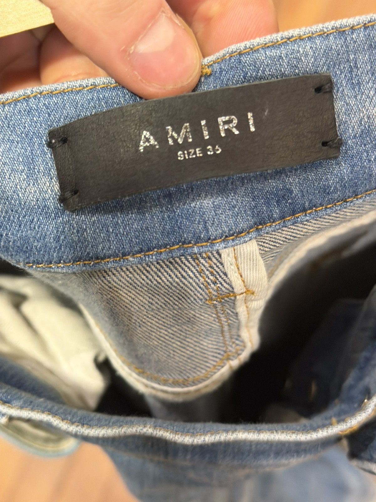 Amiri Amiri MX2 Flannel Patch Denim Jeans Size US 36 / EU 52 - 3 Thumbnail