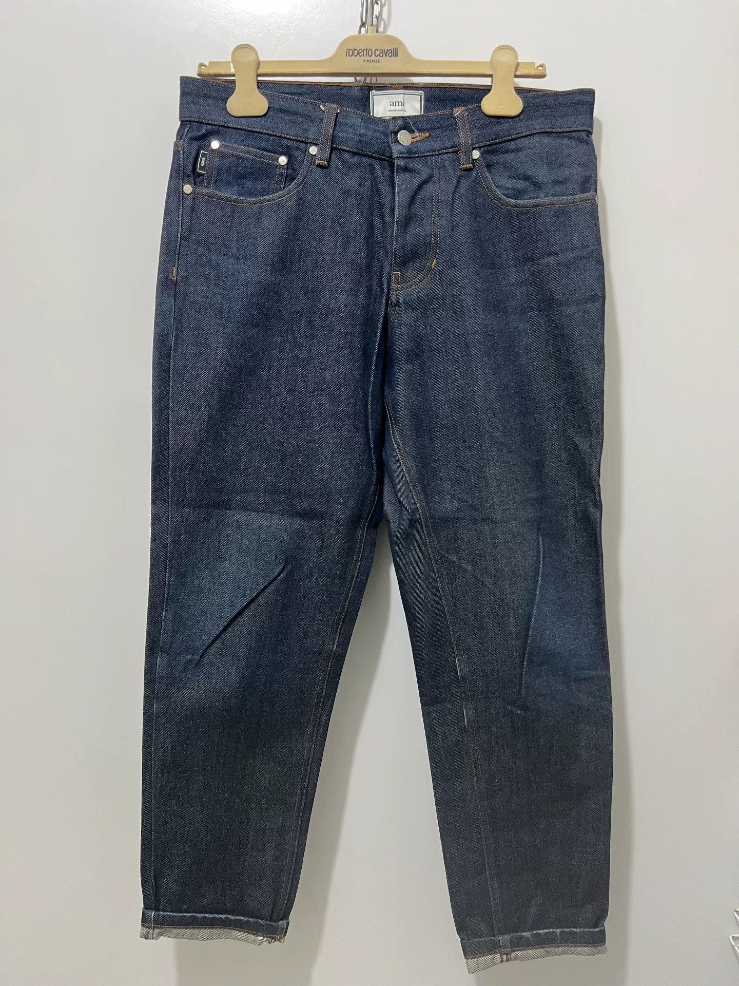 AMI Ami Paris Men's Casual Raw Jeans Size US 33 - 1 Thumbnail