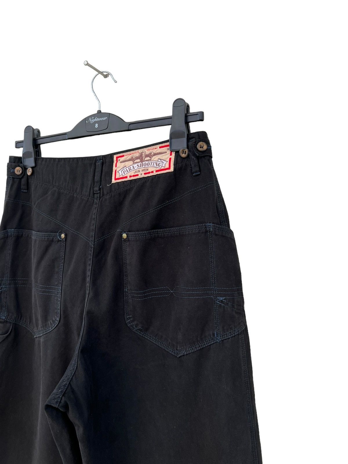 wjk Vintage 80s JUNMEN Para Shooting Baggy Trouser Pant Size US 30 / EU 46 - 18 Thumbnail