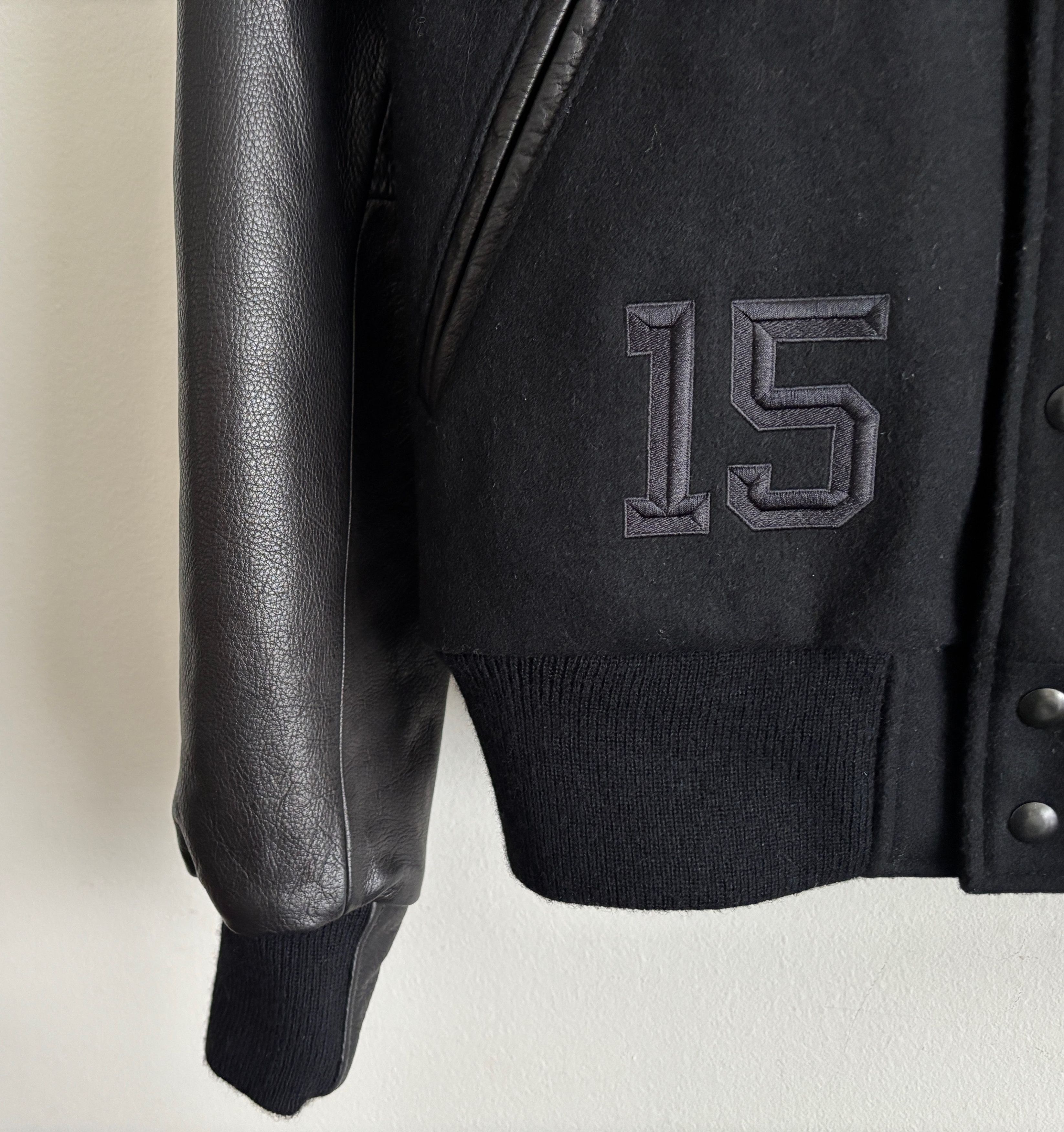 Golden Bear $850 Reigning Champ Leather Wool Varsity Jacket -S /M Size US M / EU 48-50 / 2 - 4 Thumbnail
