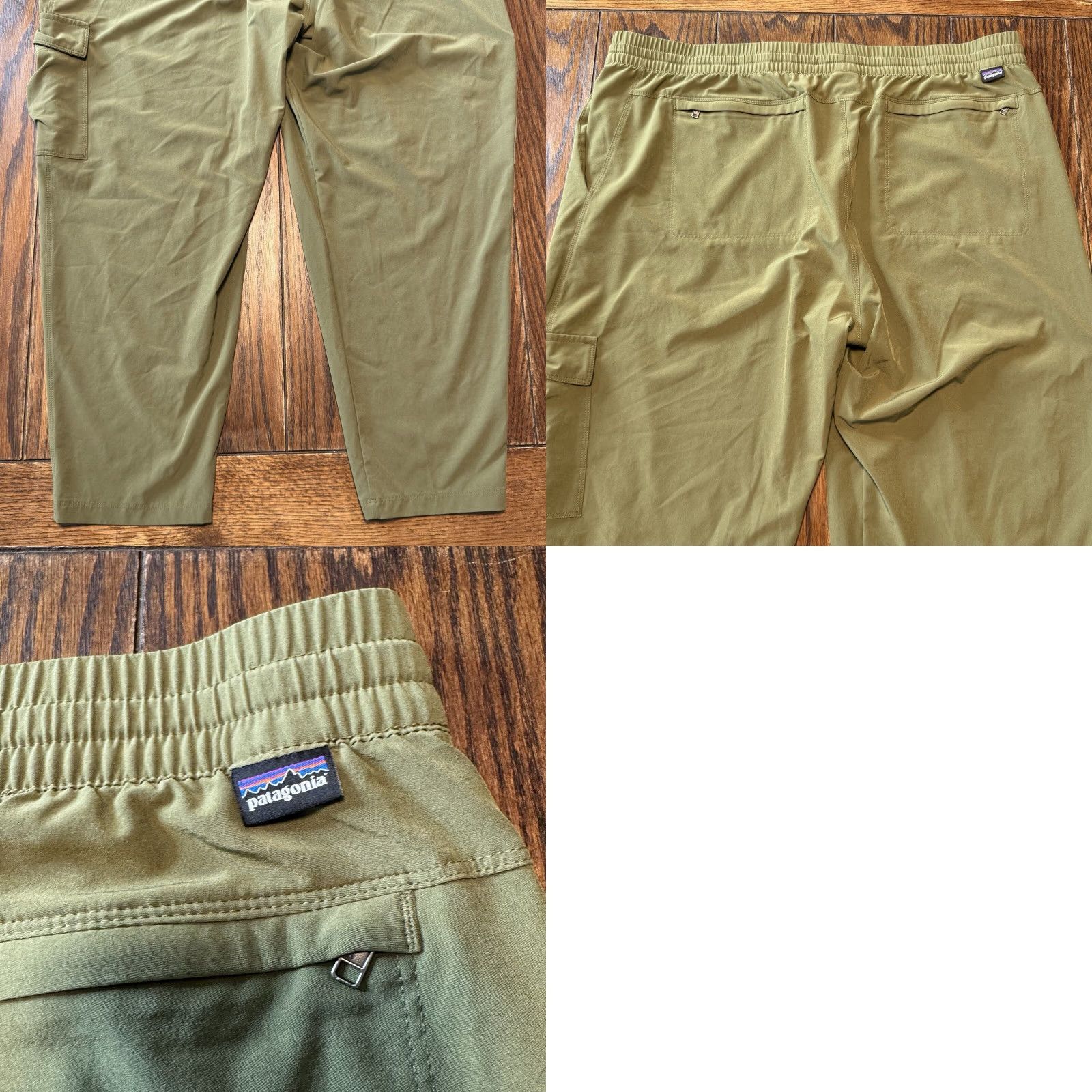 Patagonia Patagonia Pants Mens XL Olive Green Lightweight Nylon Hiking Cargo Size US 36 / EU 52 - 8 Thumbnail