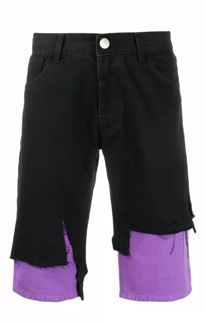 Raf Simons Raf simons Imitation old stitched denim shorts 20 Size US 28 / EU 44 - 1 Thumbnail