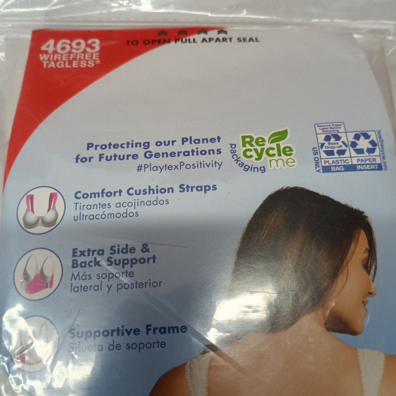Other Playtex 18 Hour 38DD Ultimate Shoulder Comfort Wirefree Bra Size ONE SIZE - 4 Thumbnail