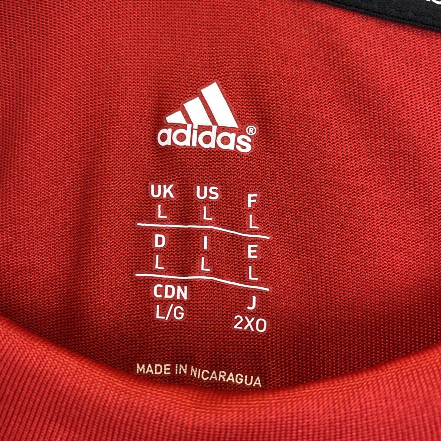 Adidas Adidas Men's Dri-Fit Short Sleeve Training T-Shirt L Red / 57-14 Size US L / EU 52-54 / 3 - 2 Thumbnail