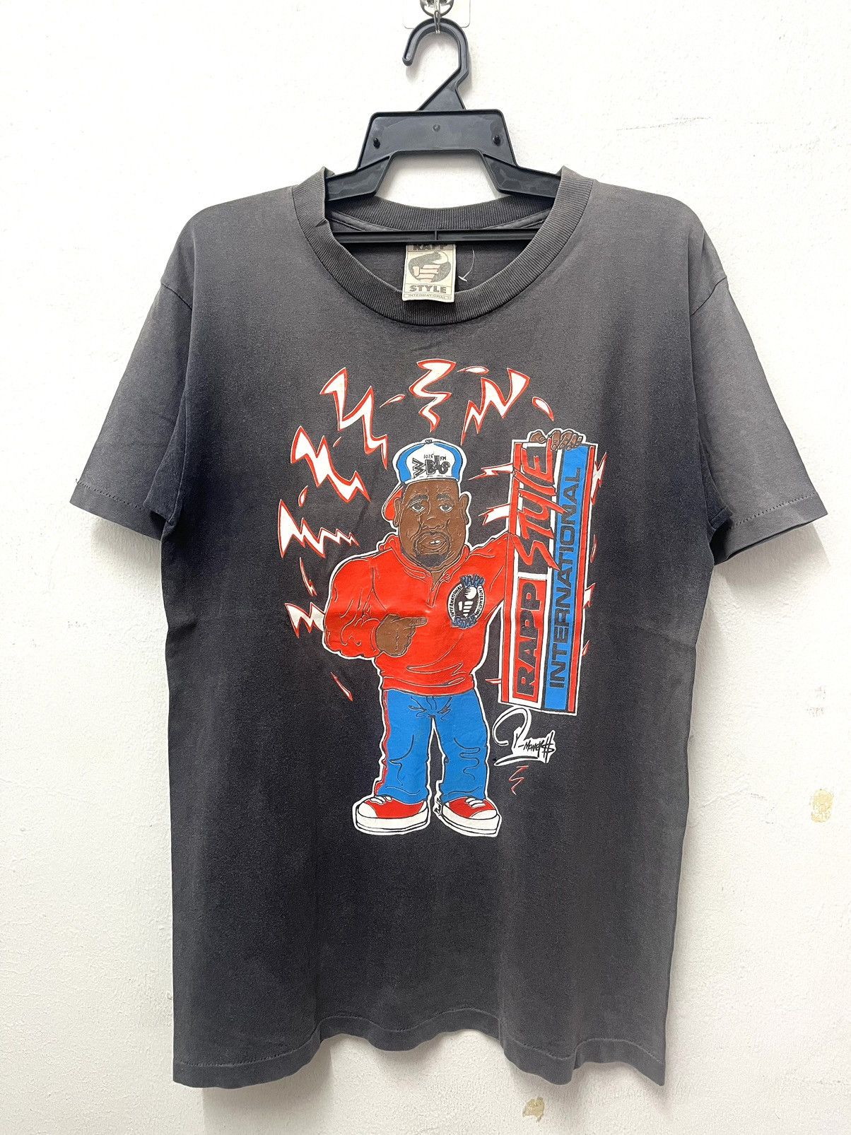 Rap Tees × Vintage Vintage 90’s Rap Style P Money Sun Faded Distressed Tee Size US L / EU 52-54 / 3 - 1 Thumbnail