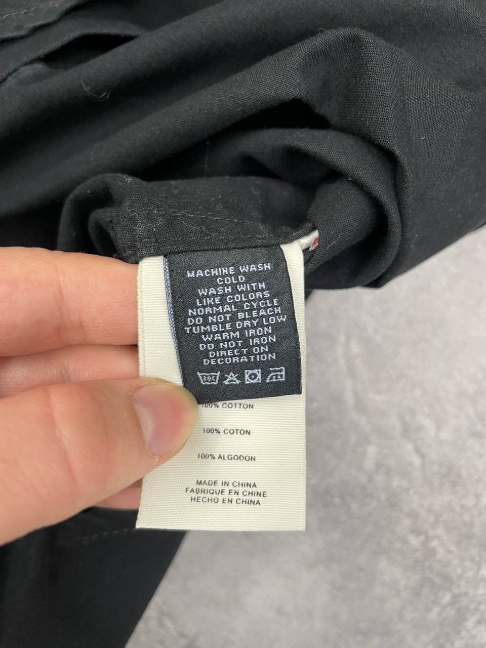 Ecko Unltd. Ecko Unltd Men Cotton Shirt Black Utility Military Style Size US M / EU 48-50 / 2 - 6 Thumbnail