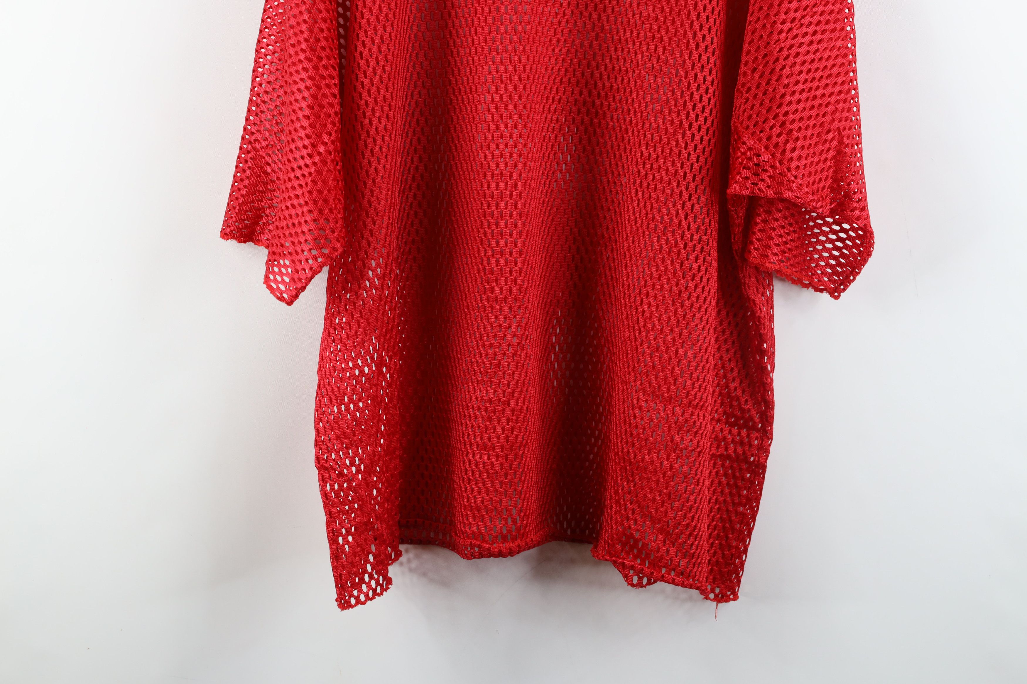 Vintage Vintage 80s 90s Streetwear Mesh Football Jersey Red USA Size US XL / EU 56 / 4 - 11 Thumbnail