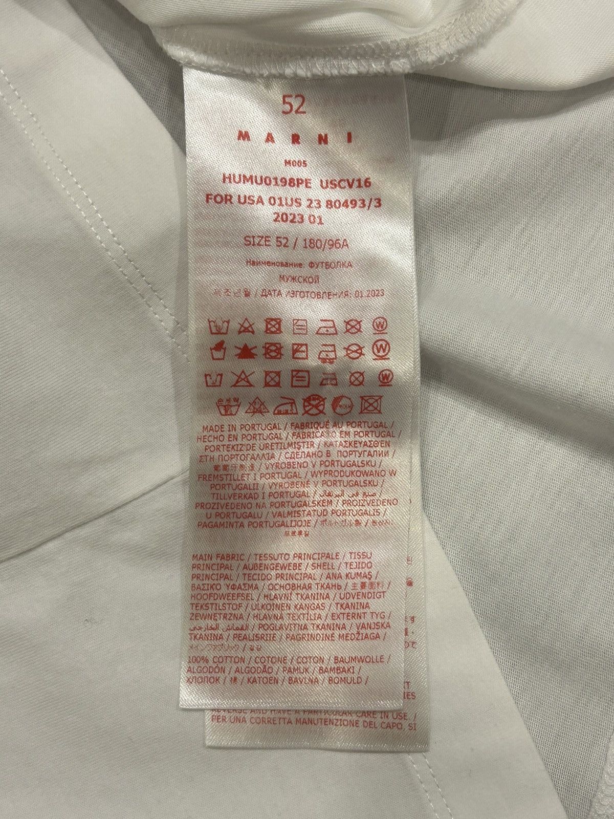 Marni Marni 3D Tee Size US XL / EU 56 / 4 - 5 Thumbnail