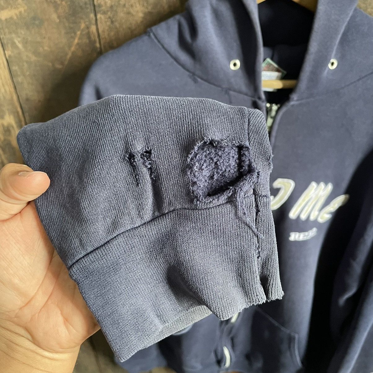 Japanese Brand × Vintage Vintage Regime Distressed Hoodie Size US XL / EU 56 / 4 - 5 Thumbnail