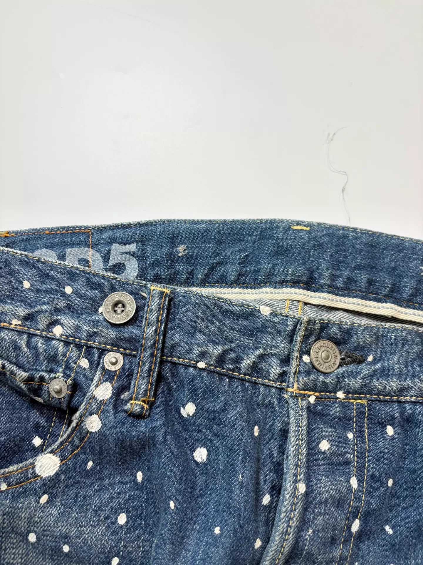Visvim VISVIM 01.2D5 Polka Dot Jeans W34 L30 Size US 34 / EU 50 - 3 Thumbnail