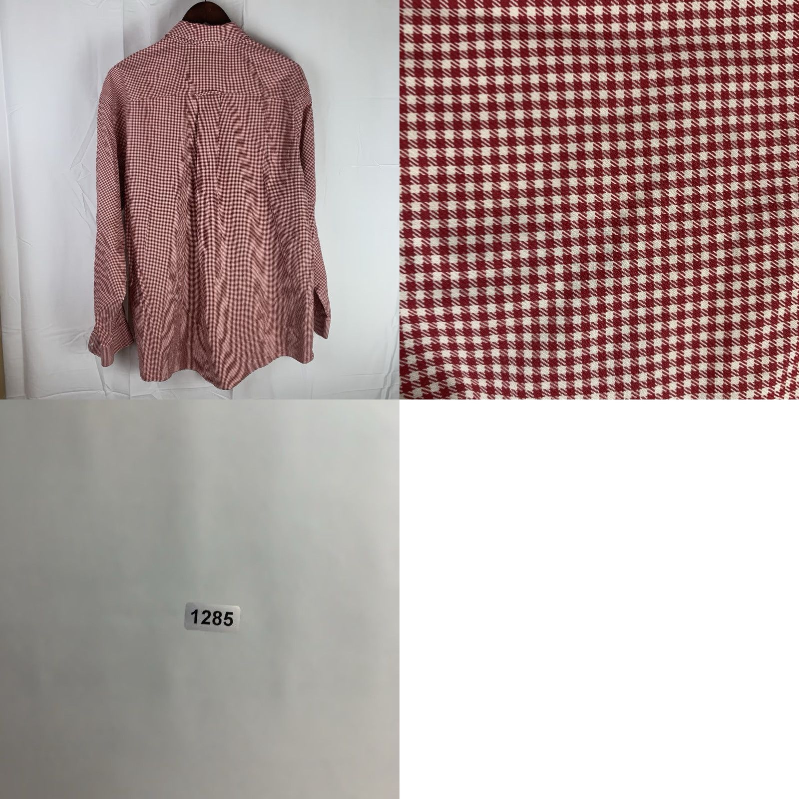 Orvis Orvis Shirt Mens Large Red Gingham Check Long Sleeve Button Down Cotton flaw Size US L / EU 52-54 / 3 - 9 Thumbnail