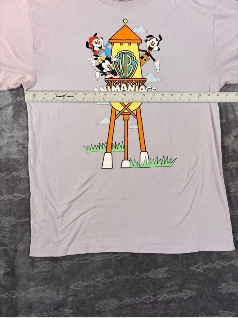 Warner Bros Men's Animaniacs Graphic T-Shirt Size L Purple Size US L / EU 52-54 / 3 - 3 Thumbnail