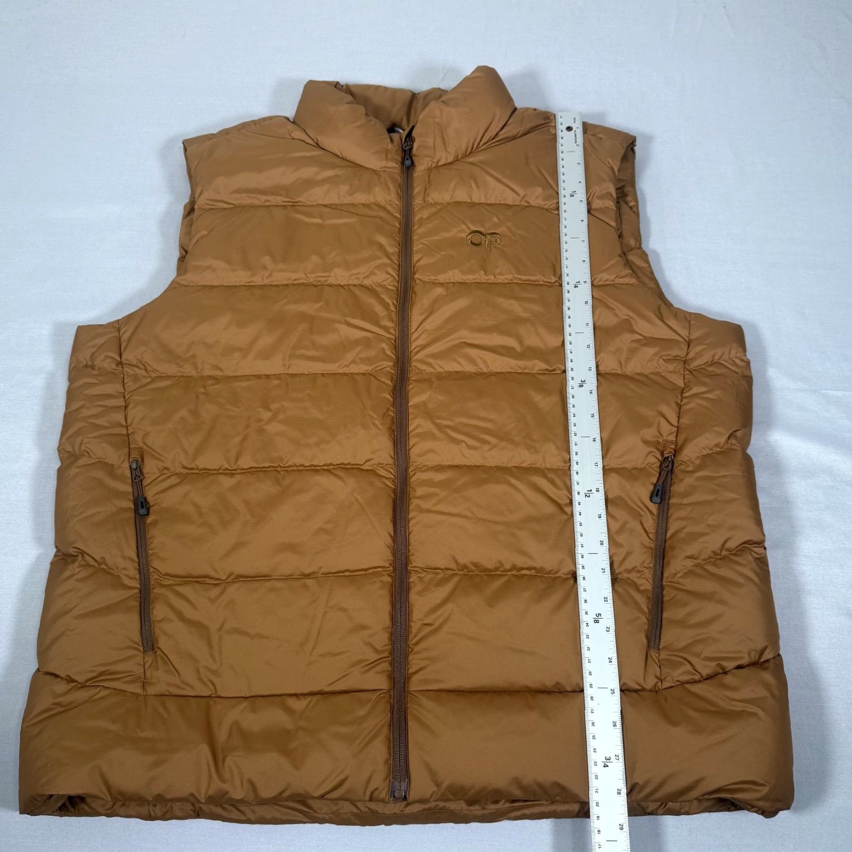Outdoor Research Outdoor Research Vest Mens 2XL Brown Coldfront Down Puffer Insulated Hiking Zip Size US XXL / EU 58 / 5 - 4 Thumbnail