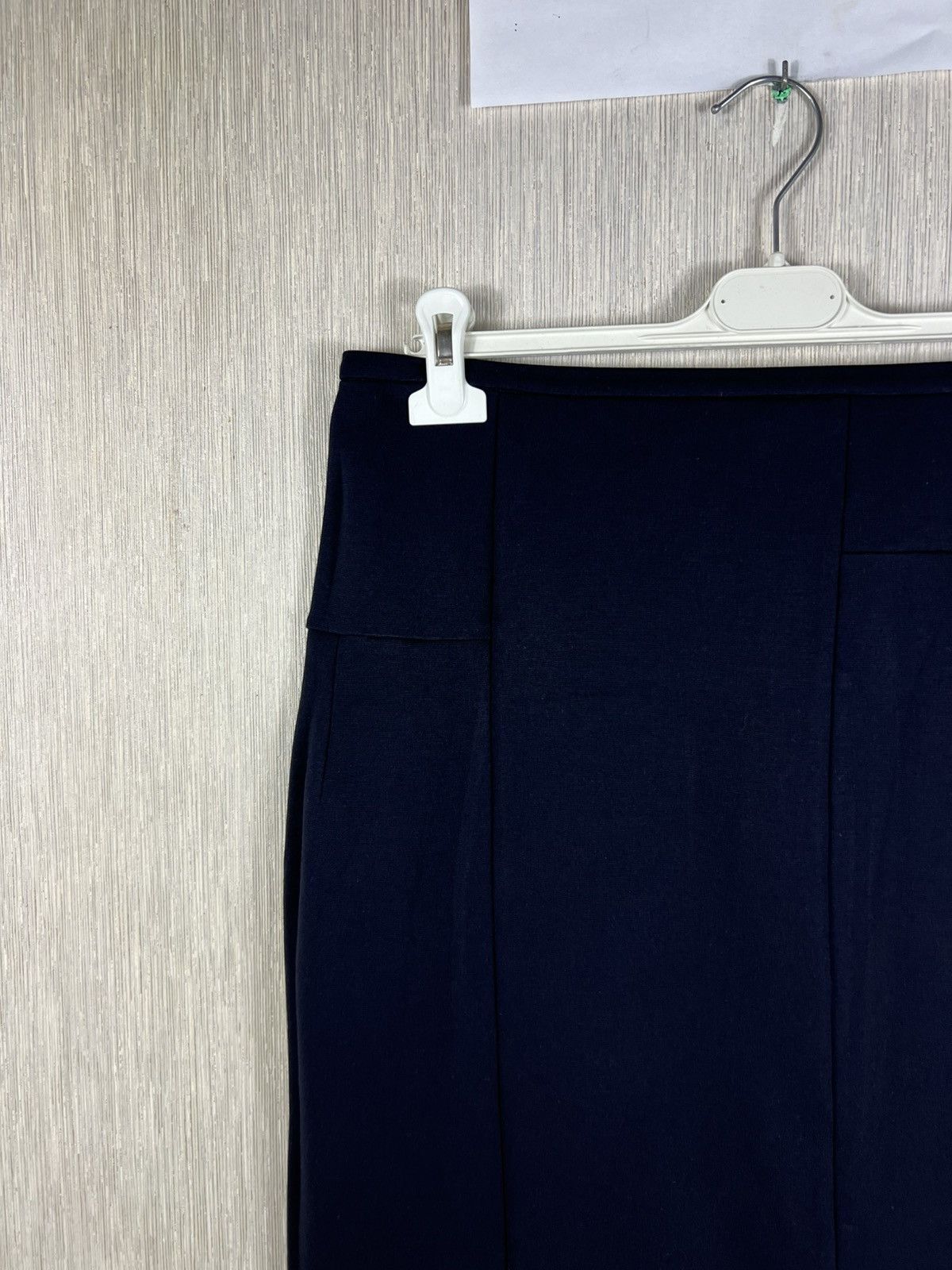 Jil Sander Jil Sander pencil navy skirt geometric avant garde casual Size 30" / US 8 / IT 44 - 4 Thumbnail