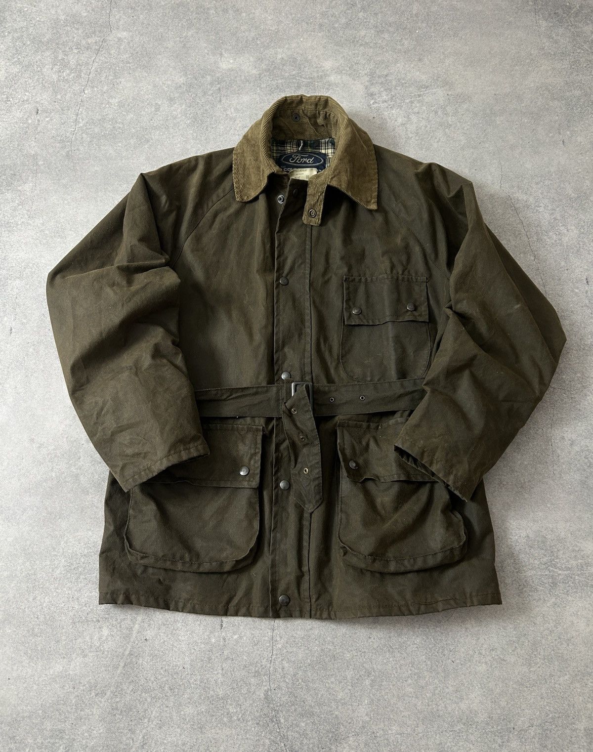 Ford Vintage Ford Country Coat For Formula One Waxed jacket mens Size US L / EU 52-54 / 3 - 2 Thumbnail