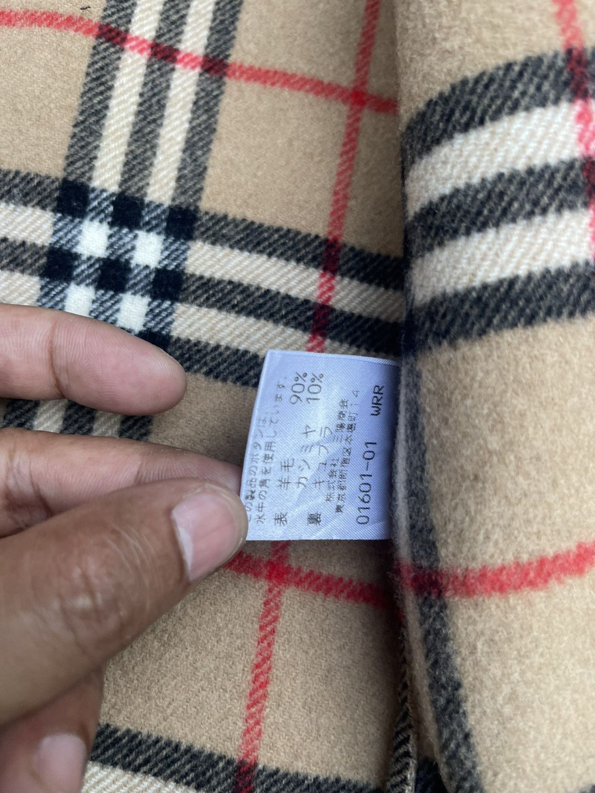Burberry 90s Burberrys Wool Cashmere Duffle Coat - Nova Check Lining Size US M / EU 48-50 / 2 - 11 Thumbnail