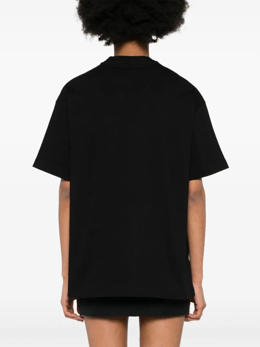 Jil Sander o1mt1gz0625 T-Shirt in Black Size M / US 6-8 / IT 42-44 - 3 Thumbnail