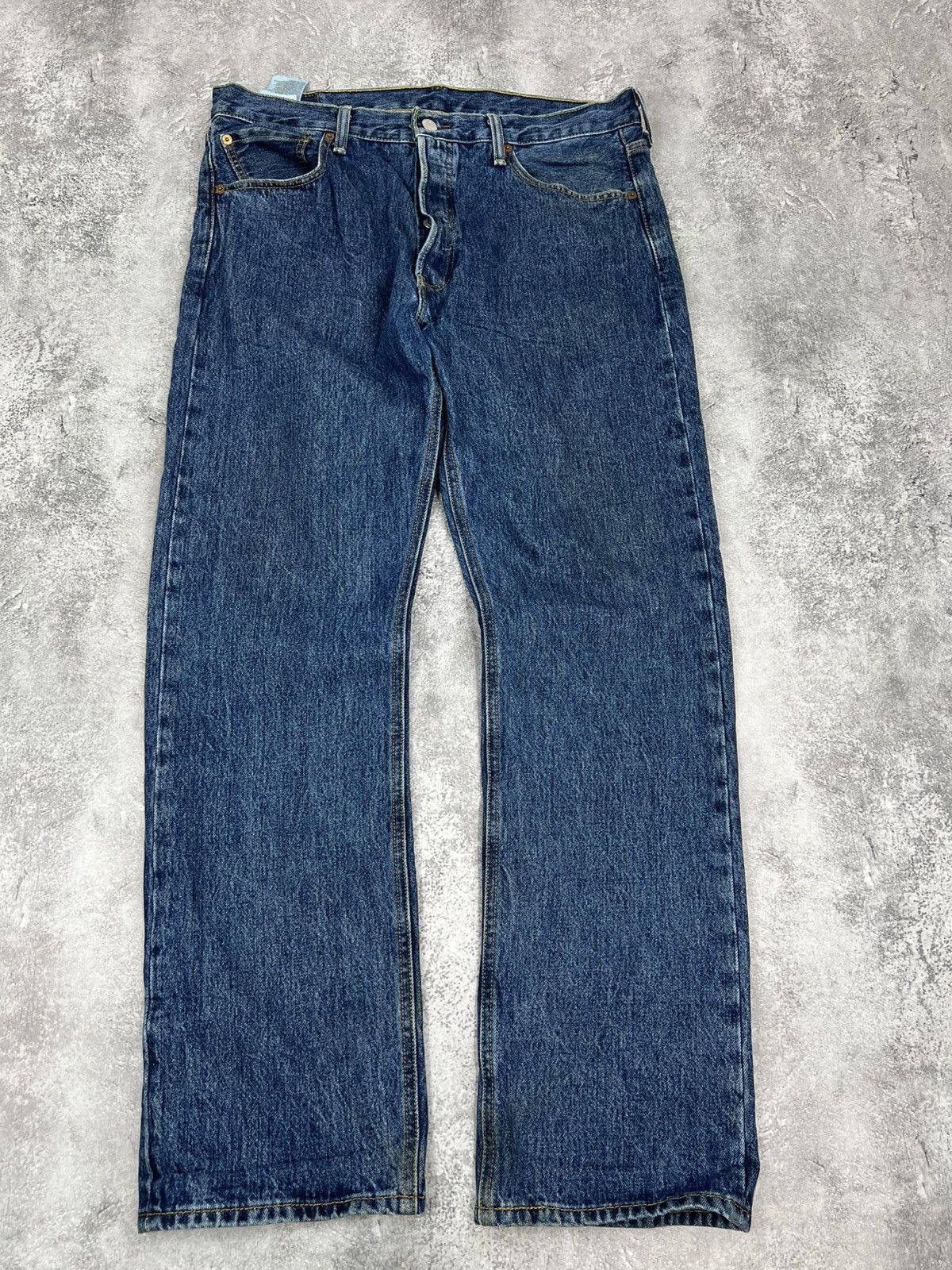 Levi's Levis 501 Vintage Blue Denim Pants Jeans Size US 34 / EU 50 - 4 Thumbnail