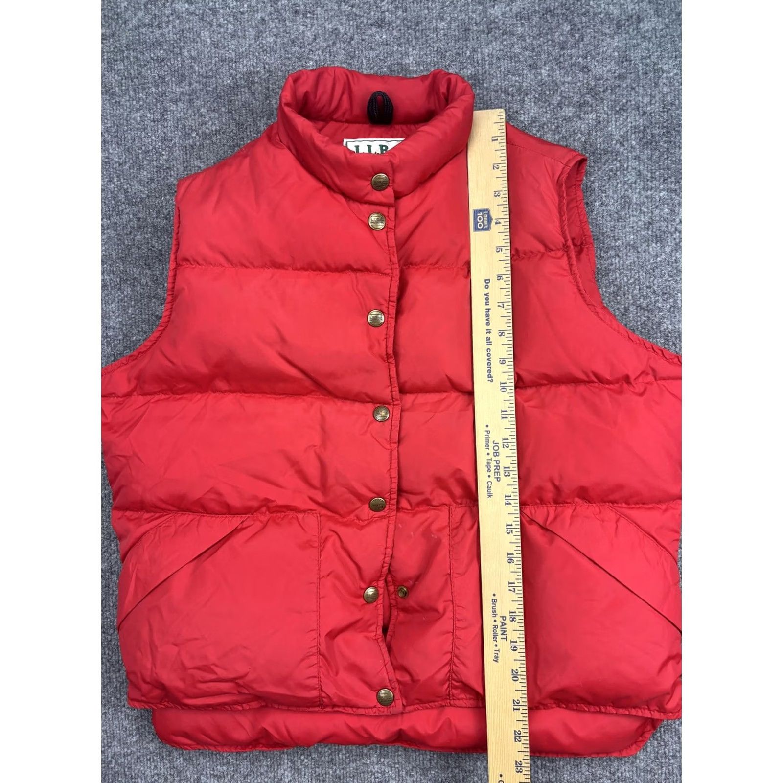 Vintage VINTAGE L.L.Bean Vest Mens Small Red Nylon Puffer Snap Front Outdoor Hiking Shirt Size US S / EU 44-46 / 1 - 4 Thumbnail