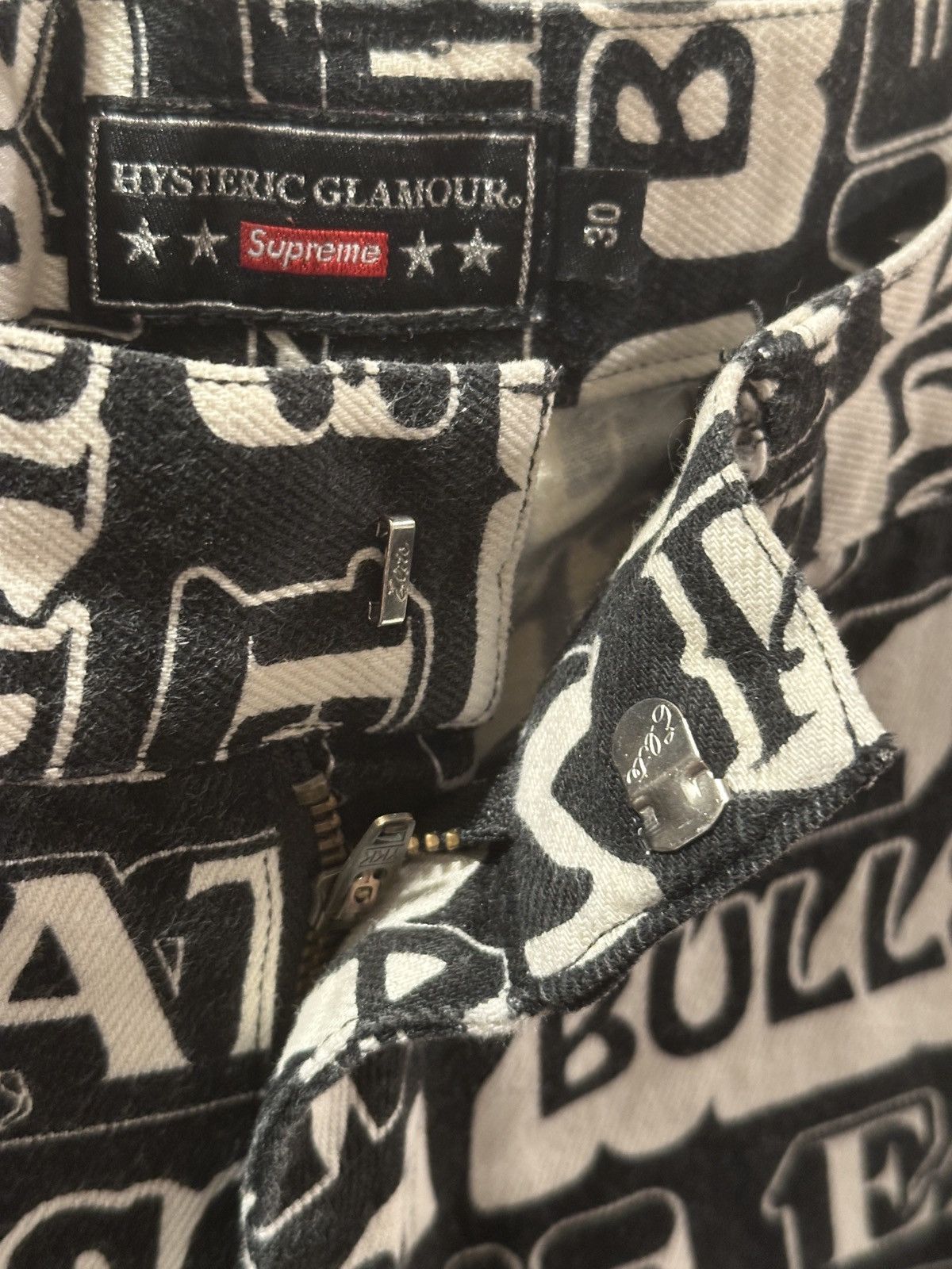 Hysteric Glamour × Supreme Supreme Hysteric Glamour Text Work Pant Size US 30 / EU 46 - 2 Thumbnail