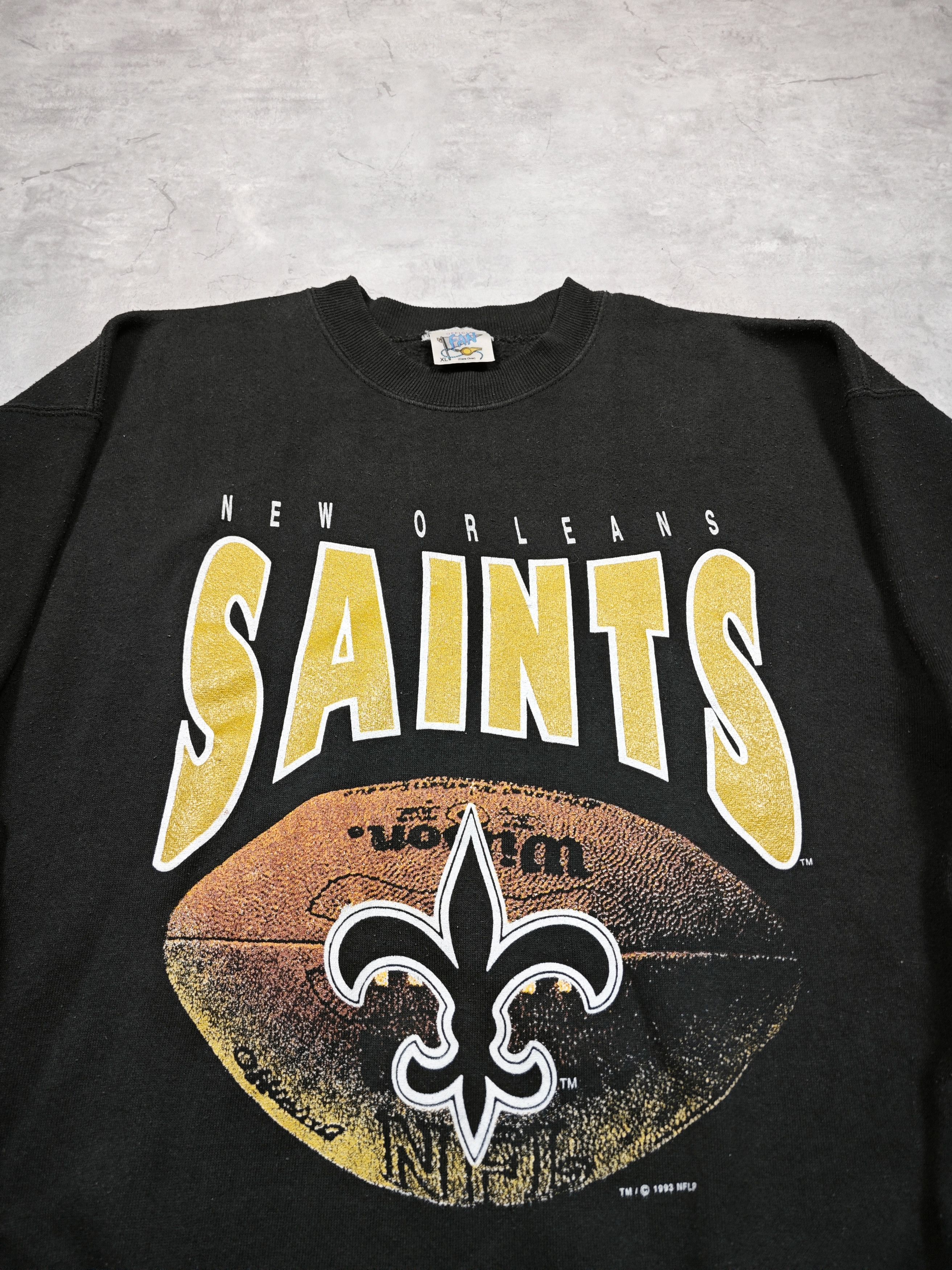 Vintage Saints NFL 1993 Vintage Sweater Size US XL / EU 56 / 4 - 2 Thumbnail