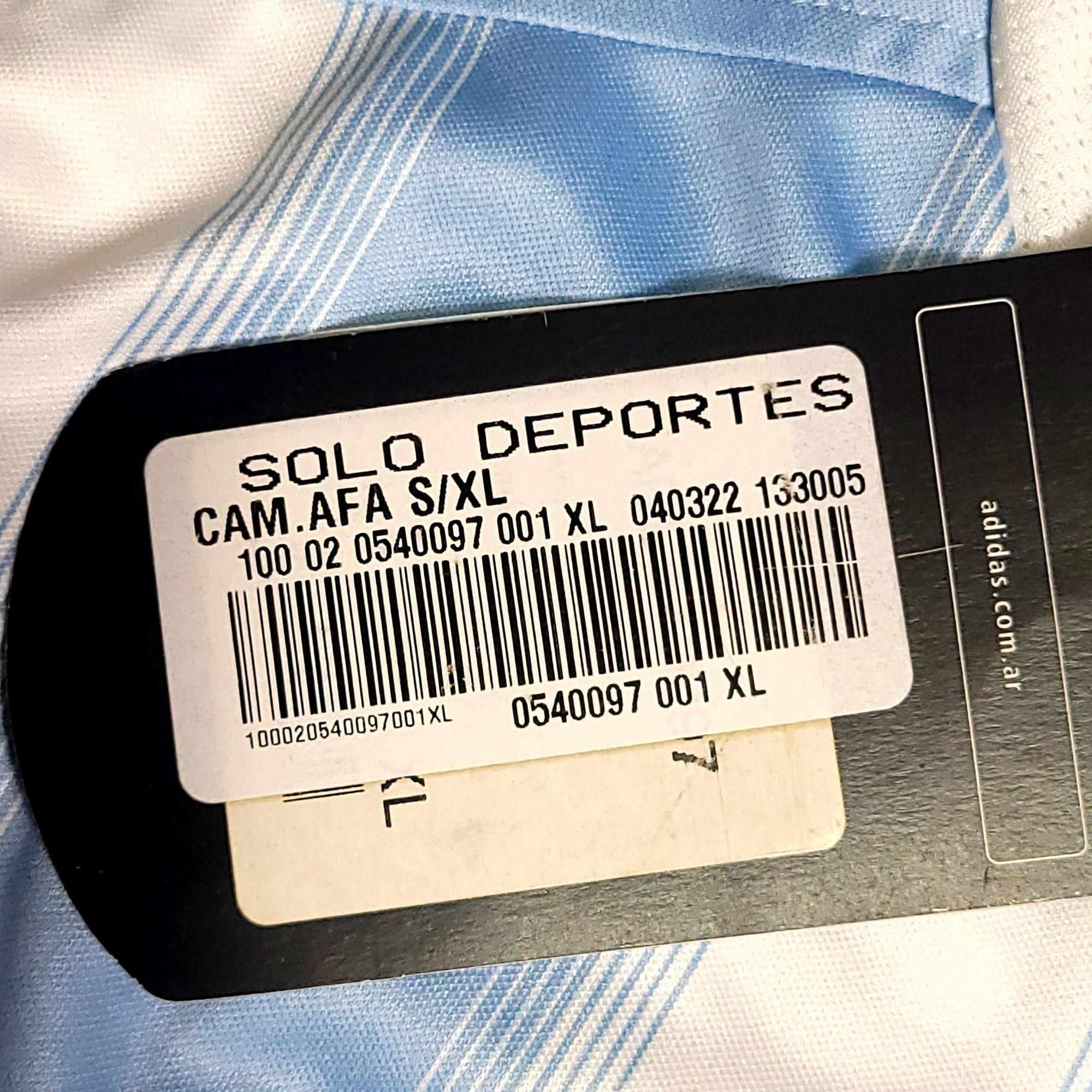 Adidas Messi Argentina 2004 2005 DEBUT Soccer Jersey BNWT XL Size US XL / EU 56 / 4 - 5 Thumbnail