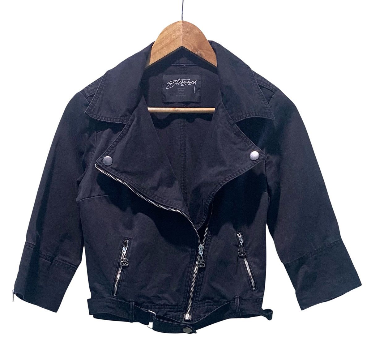 Stussy 🔥Stussy Japan Crazy Cotton Biker Jacket Size M / US 6-8 / IT 42-44 - 3 Thumbnail