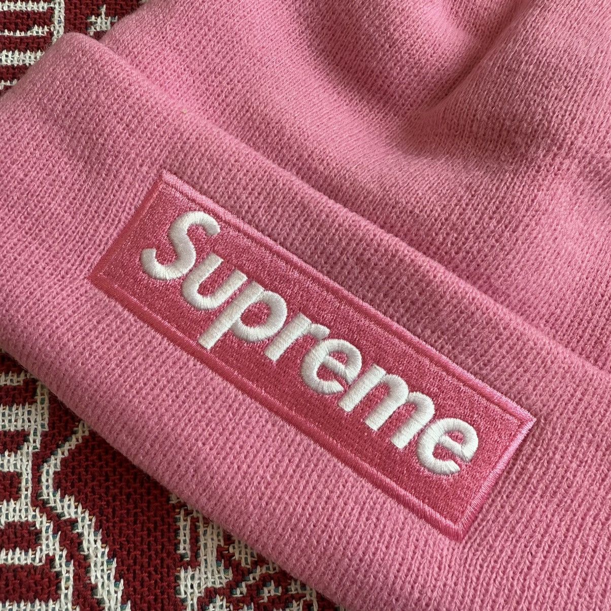 Supreme New Era Box Logo Beanie ピンク Supreme New Era Box Logo Beanie (FW19) Pink - FW19 - US