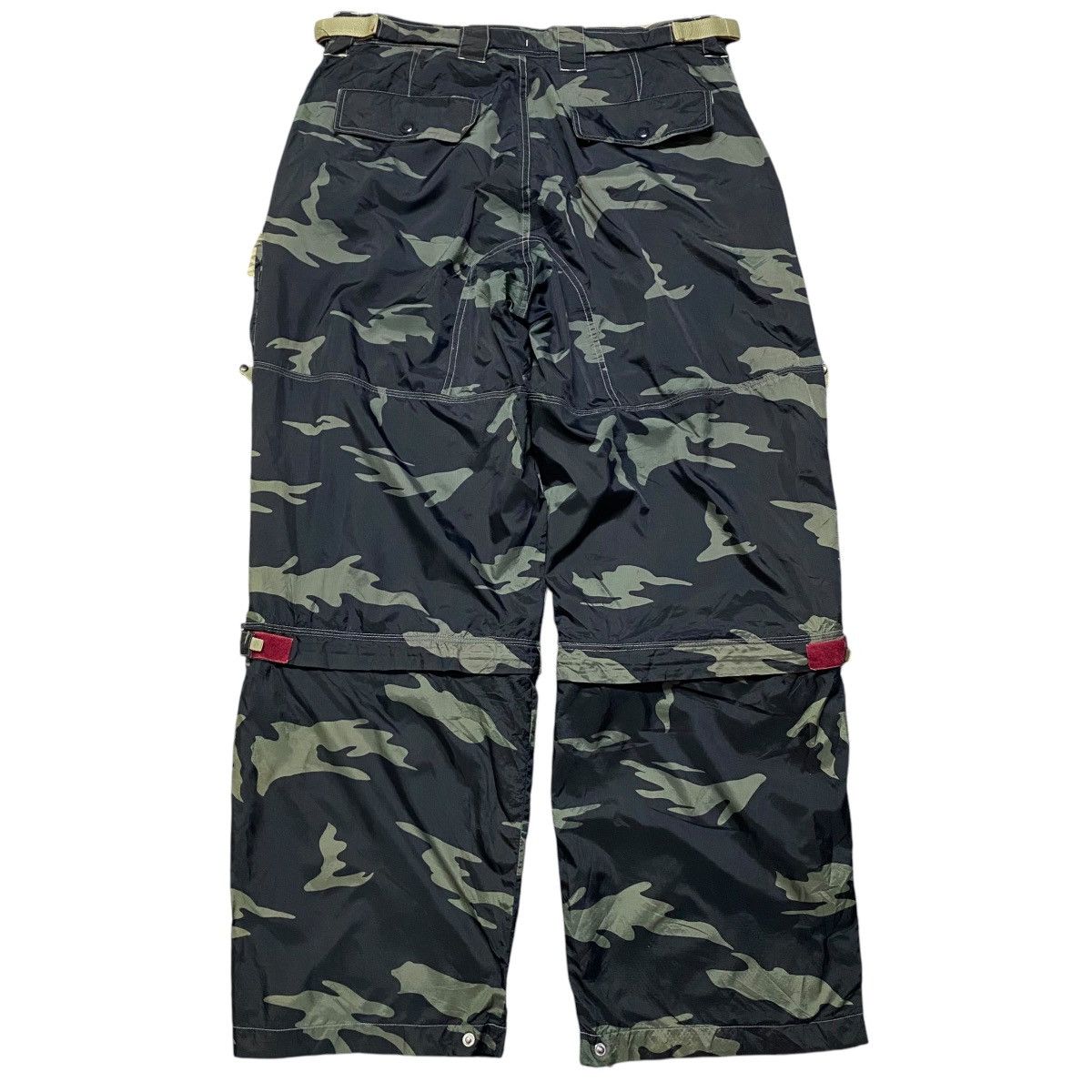 Vintage Vintage Y2K HOBO DENIM Nylon Camo Cargo Track Pants Size US 34 / EU 50 - 2 Thumbnail