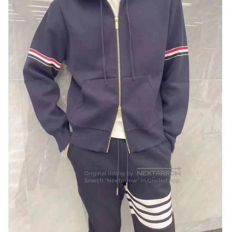 Thom Browne Thom Browne Black Cotton Casual Pants . Size US 26 / EU 42 - 6 Thumbnail