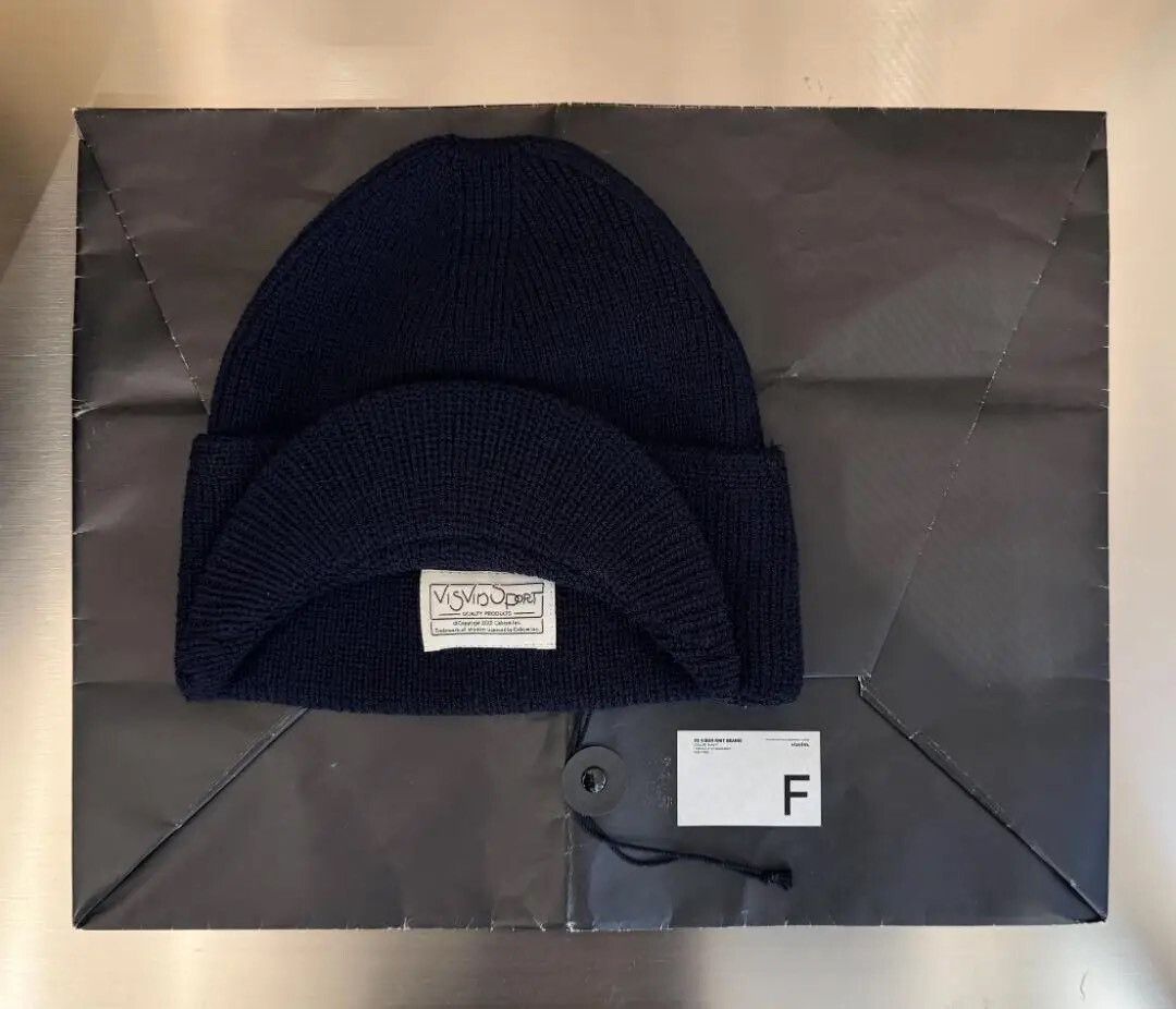 Visvim visvim sport knit beanie navy blue Size ONE SIZE - 1 Thumbnail