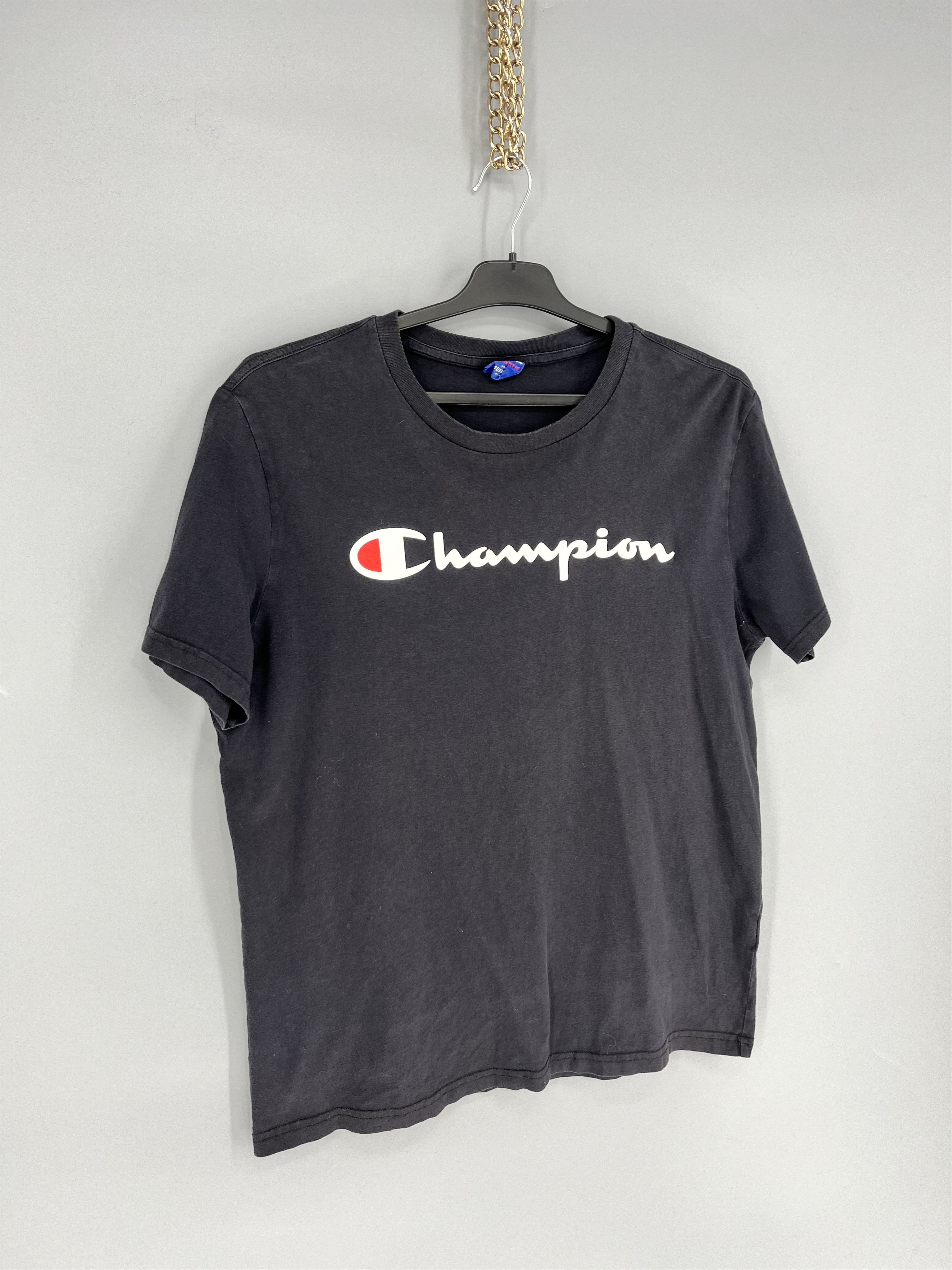Champion VINTAGE Y2K CHAMPION BIG LOGO NICE DESIGN TSHIRT HIP HOP RAP Size US M / EU 48-50 / 2 - 2 Thumbnail