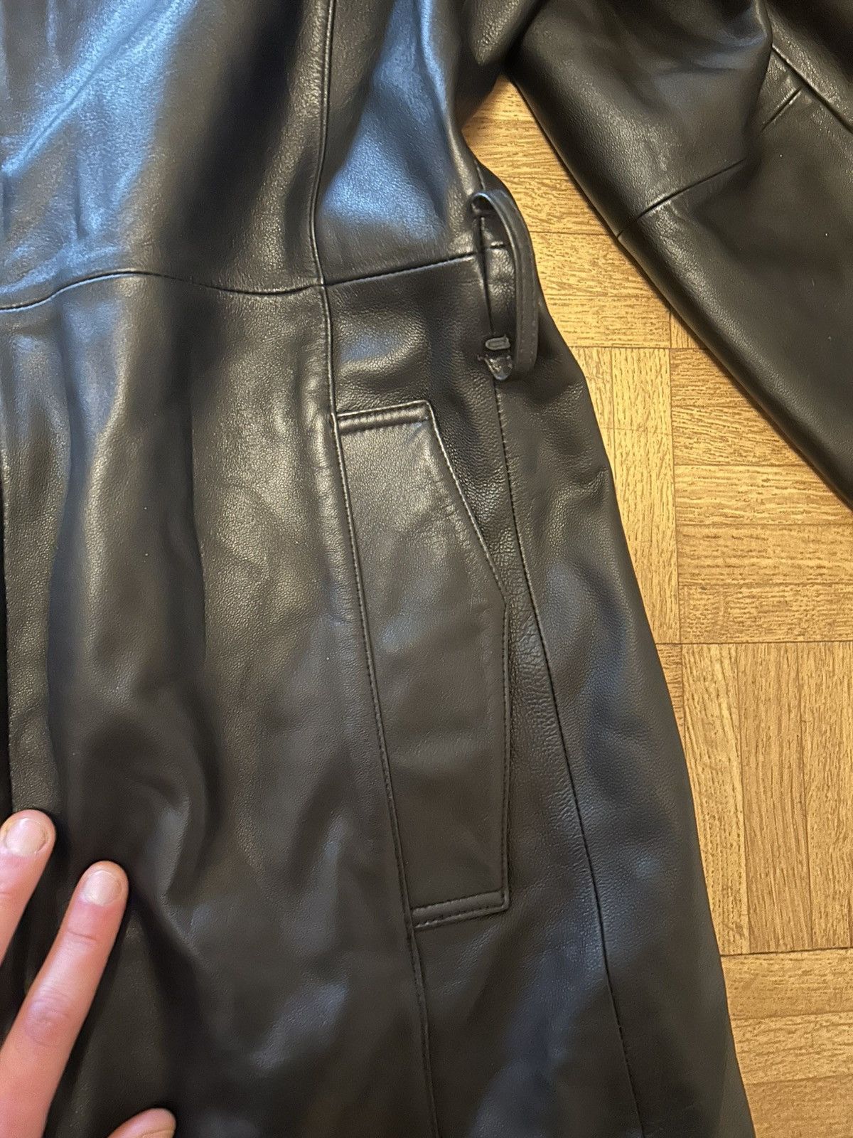 Jean Paul Gaultier Jean Paul Gaultier Homme Leather Trenchcoat Size US M / EU 48-50 / 2 - 6 Thumbnail
