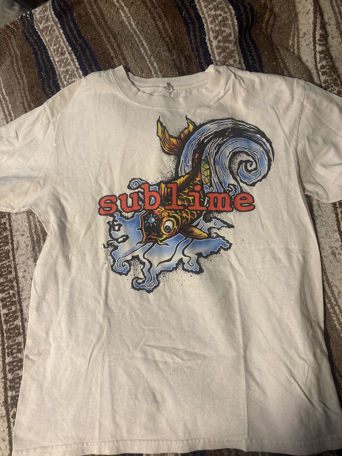 Anvil Rare Sublime badfish shirt anvil M early 2000s Size US M / EU 48-50 / 2 - 2 Thumbnail