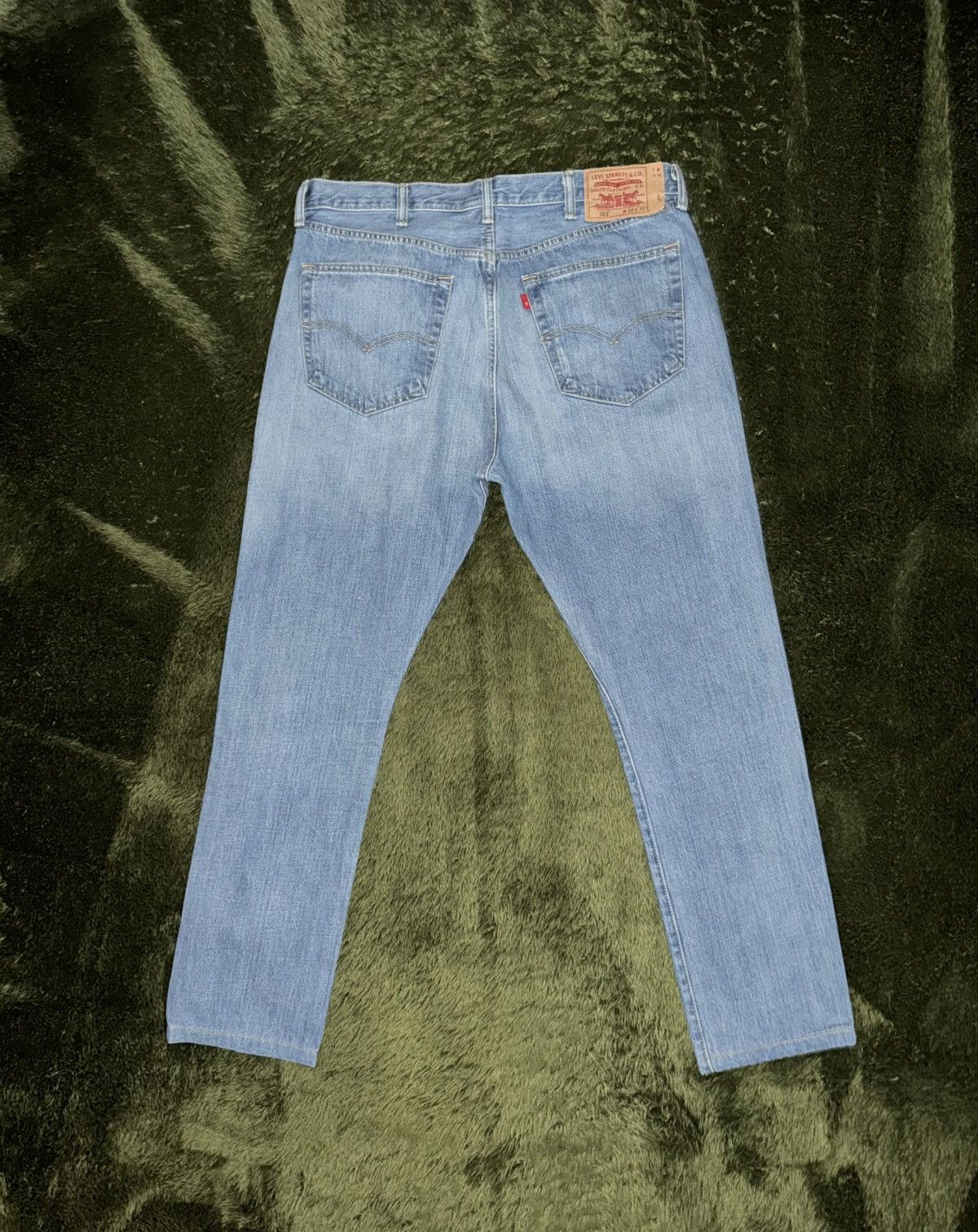 Levi's [W38/L32] Levi’s 501 Original Blank Tab Denim Indigo Size US 38 / EU 54 - 7 Thumbnail