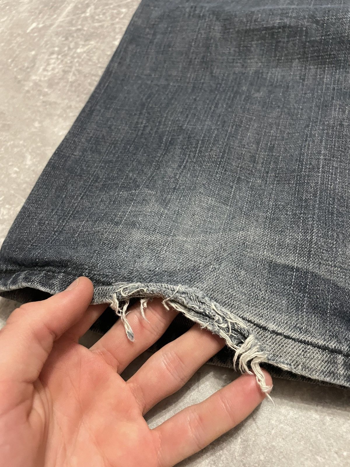 Ecko Unltd. Vintage Ecko Unlimited Buggy Distressed Rap Denim Jeans Size US 34 / EU 50 - 7 Thumbnail