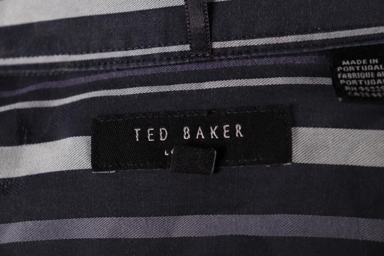 Ted Baker Ted Baker London Stripe Long Sleeve Button Down Shirt Size 5 Size US M / EU 48-50 / 2 - 12 Thumbnail
